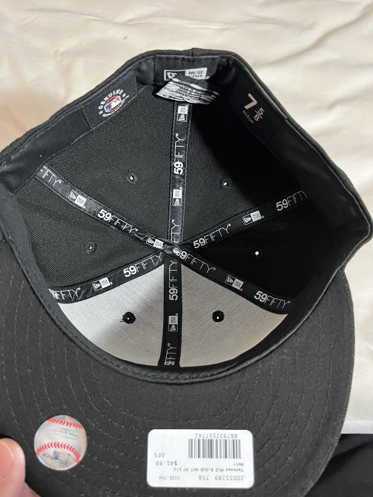 New York Yankees Ny yankees fitted hat 59fifty size 7 5/8 Size ONE SIZE - 4 Thumbnail