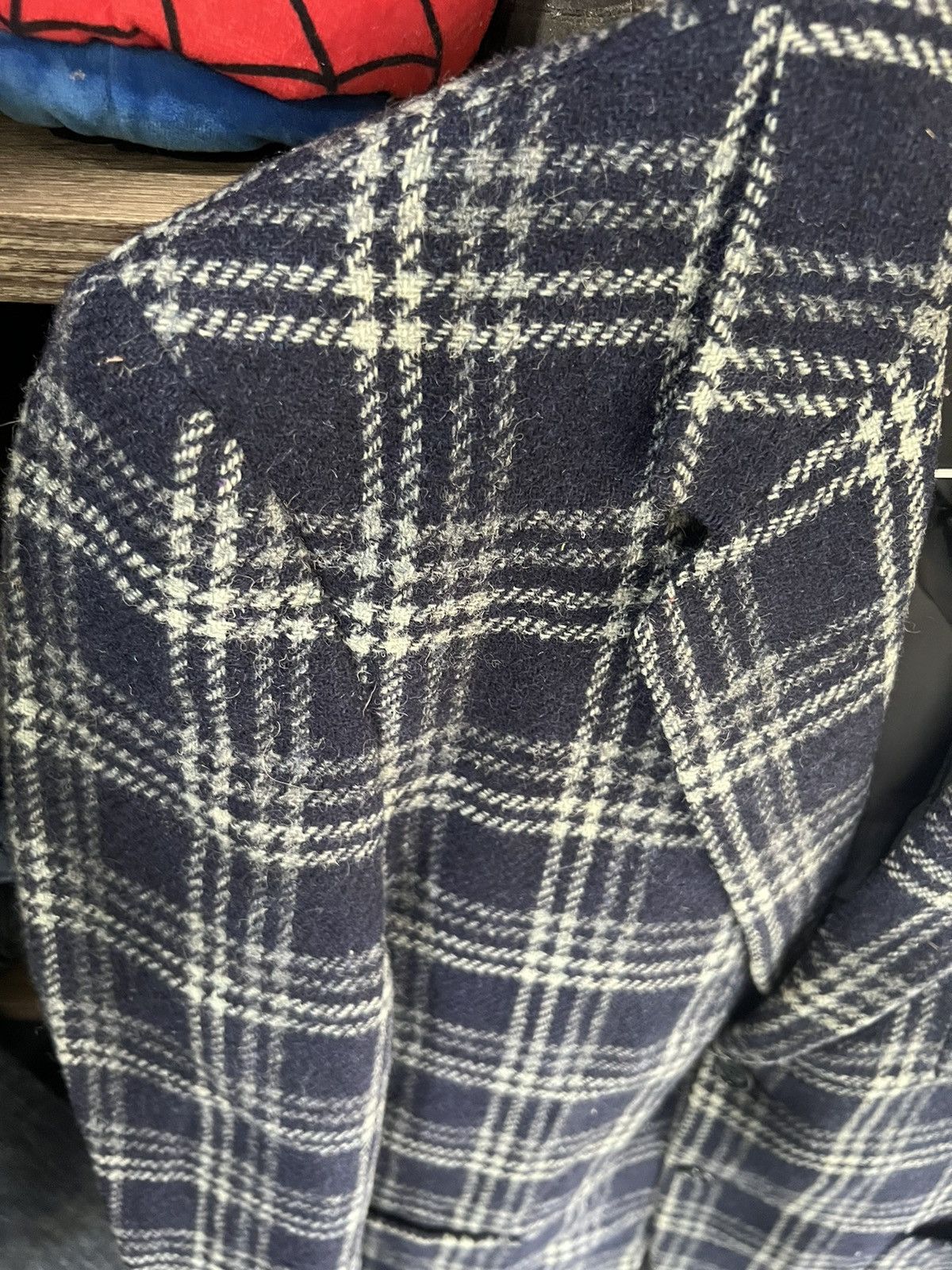 Harris Tweed 🔥Hand Woven Harris Tweed Knit Blazer Size 44S - 10 Thumbnail