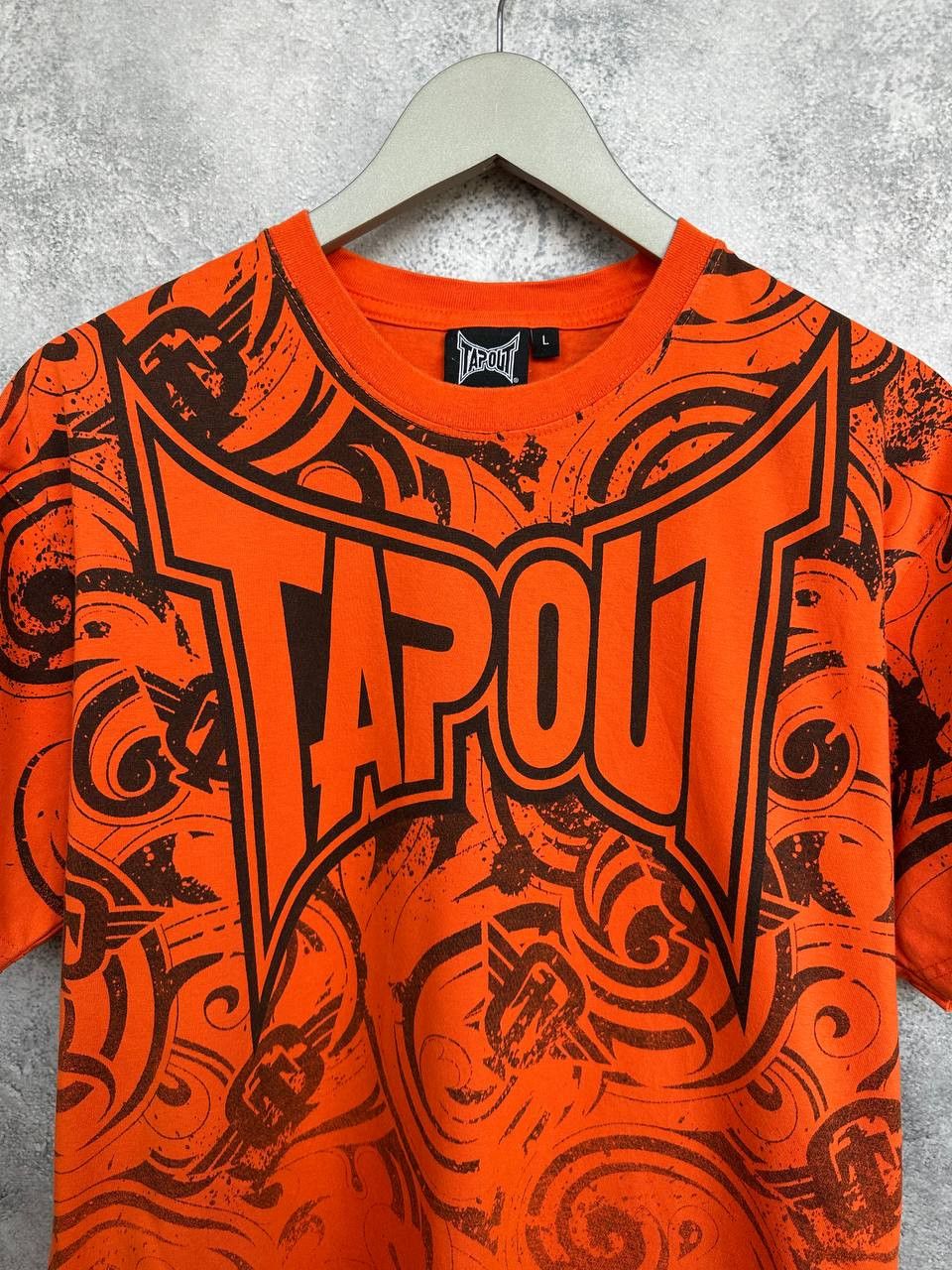 Tapout Tapout Y2k 2000s MMA T-Shirt All Over Print LOGO Crew Size US L / EU 52-54 / 3 - 4 Thumbnail