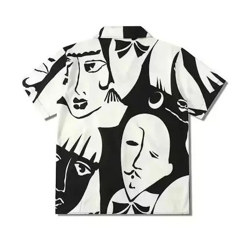VIBE Abstract Faces Button Up Shirt Size US S / EU 44-46 / 1 - 2 Thumbnail