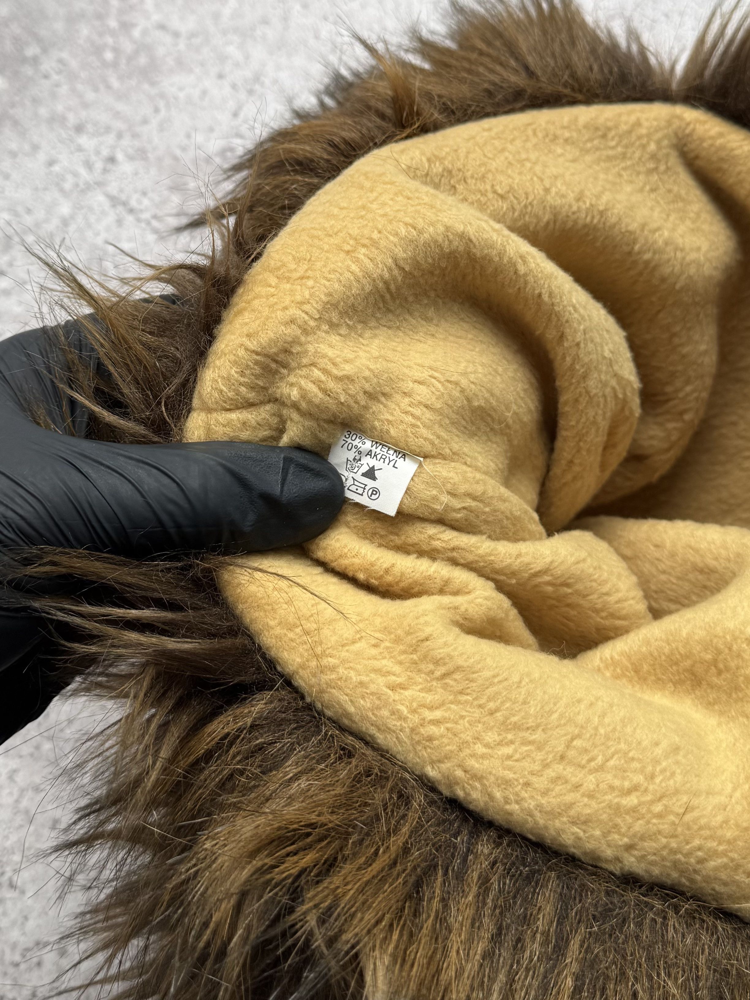 Vintage Vintage Faux Fur Hat C5(V397) Size ONE SIZE - 8 Thumbnail