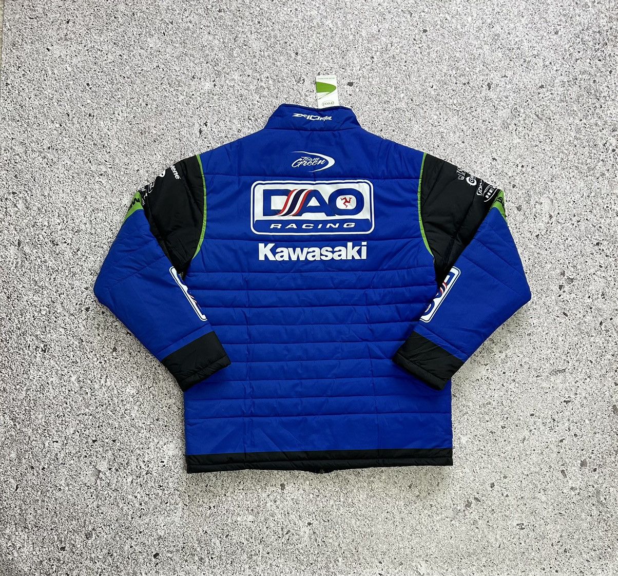 Japanese Brand × NASCAR New Dao Racing Kawasaki Green Team Racing Jacket Size US XXL / EU 58 / 5 - 6 Thumbnail