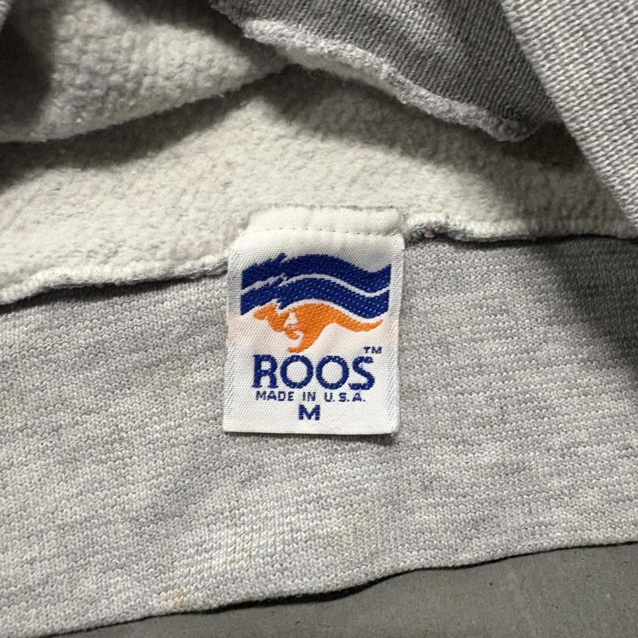 KangaROOS Crazy Vintage Y2K/2000s Team KangaROOS Made in USA Grey Hoodie! Size US M / EU 48-50 / 2 - 5 Thumbnail