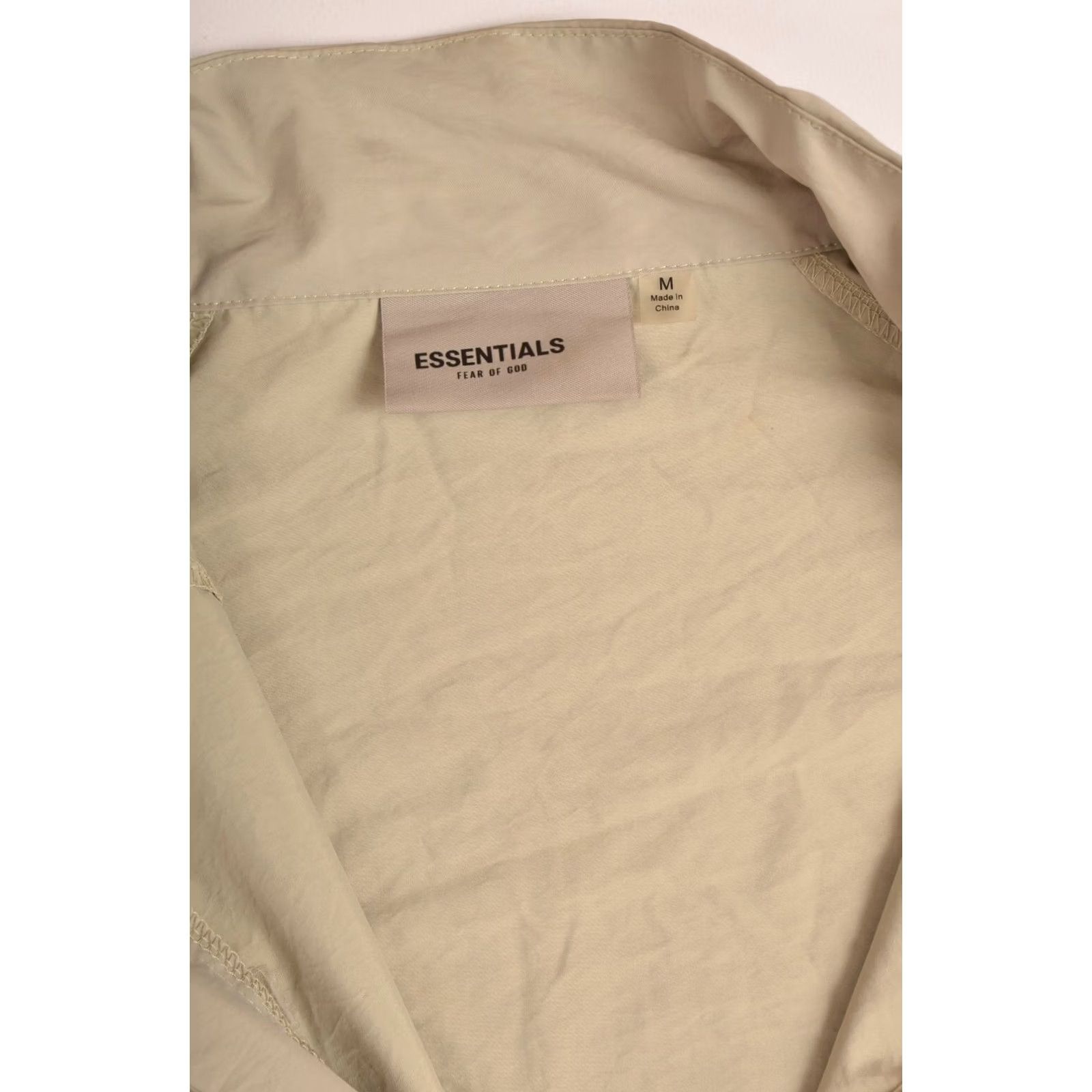 Fear of God Fear of God Essentials Half Zip Track Jacket Windbreaker Men M Gray Green Size US M / EU 48-50 / 2 - 5 Thumbnail