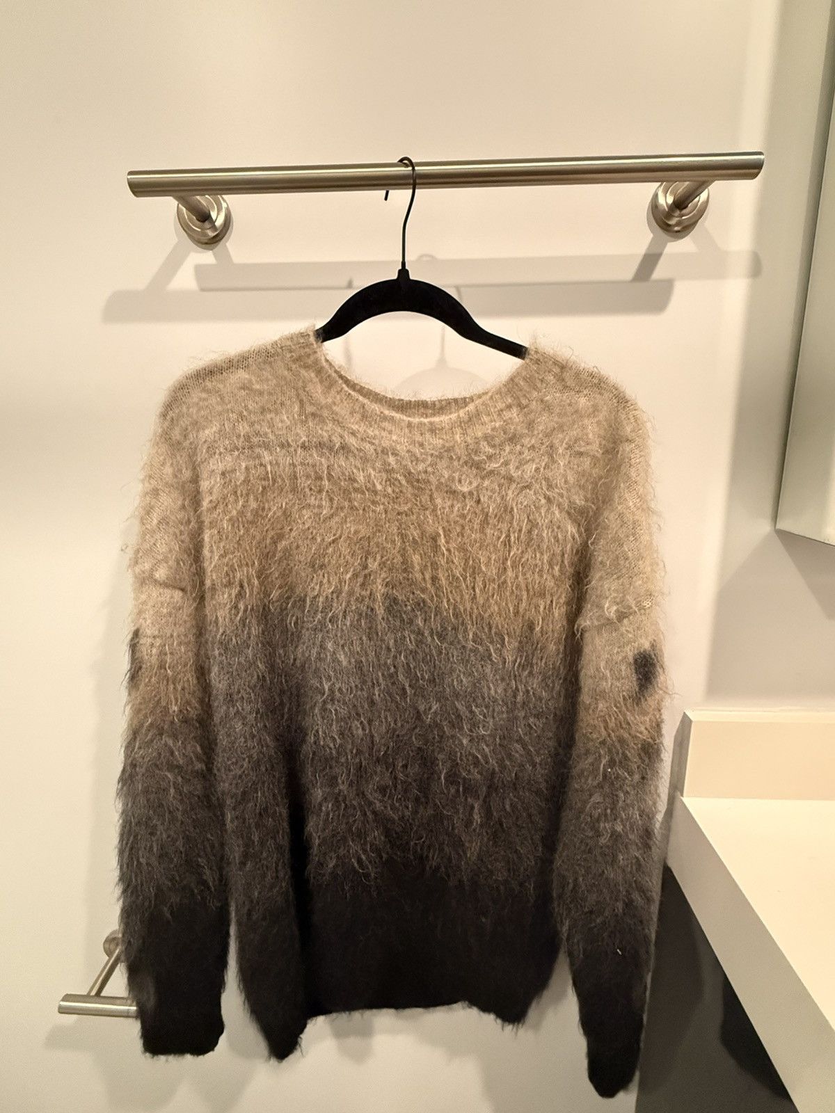 Off-White Off-White diag brushed knit crewneck Size US S / EU 44-46 / 1 - 5 Thumbnail