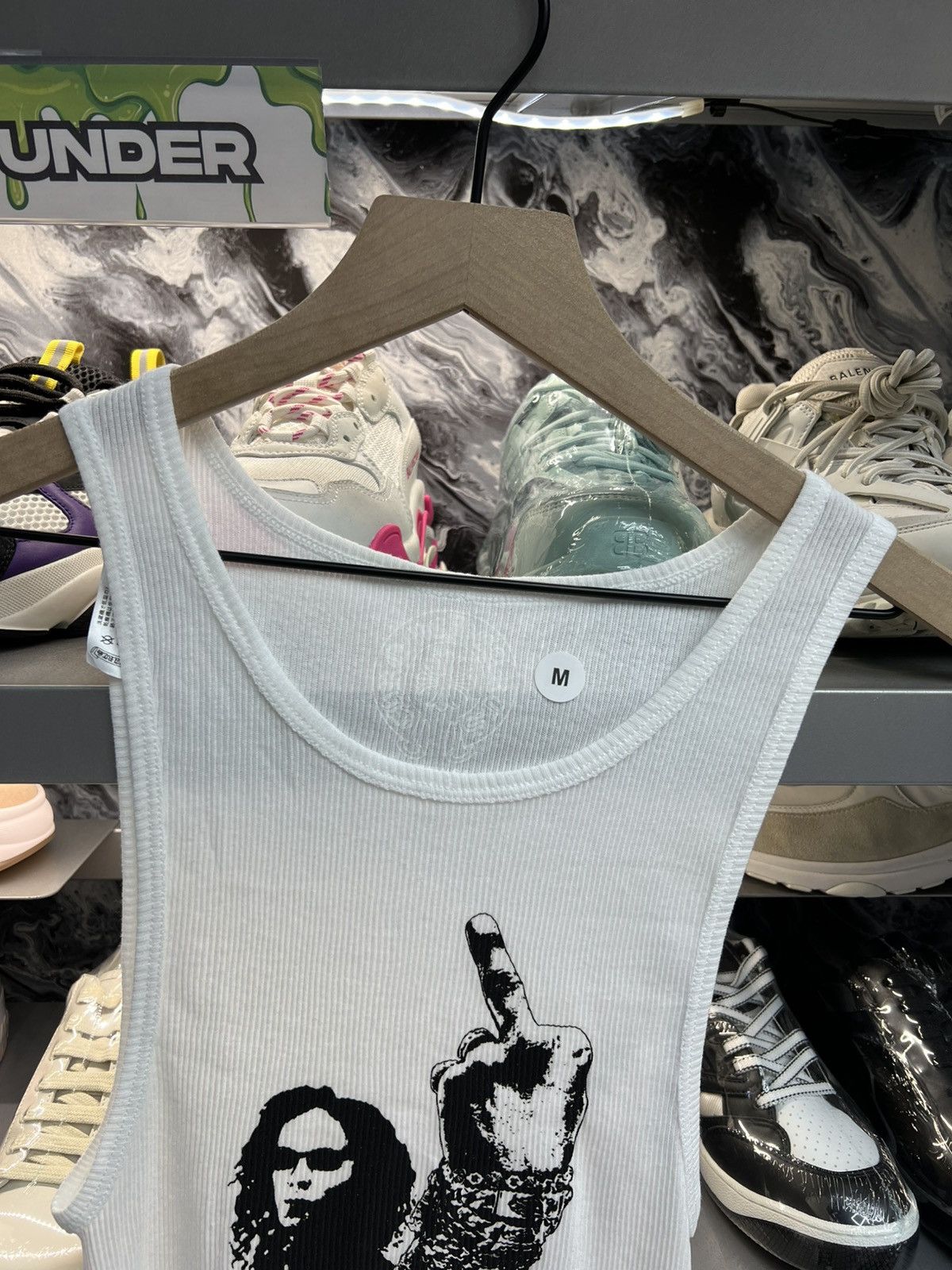 Chrome Hearts Chrome Hearts Richard Stark Middle Finger Tank Top Size M / US 6-8 / IT 42-44 - 4 Thumbnail
