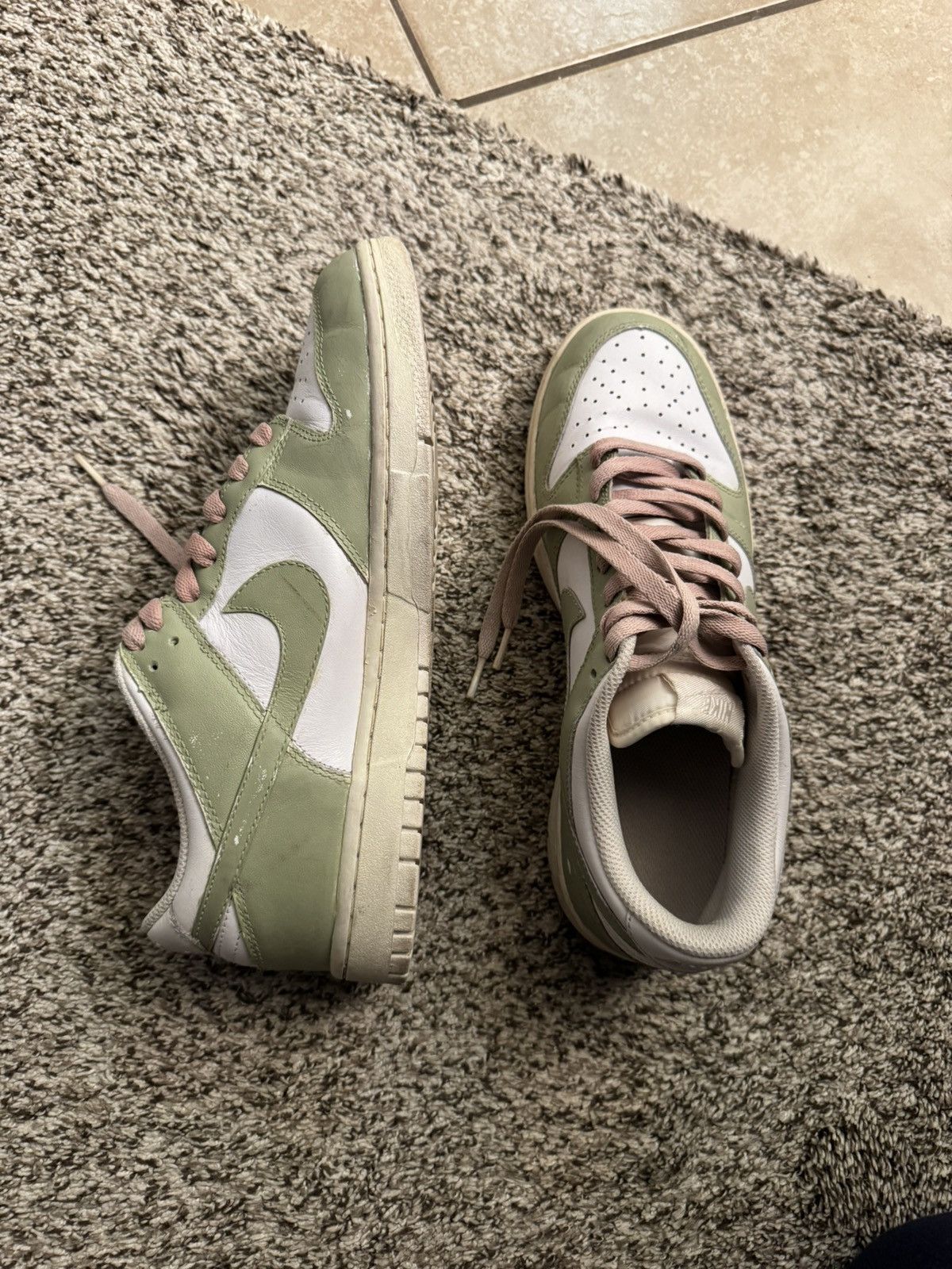 Nike × Vintage Nike SB Dunk Green and White Size US 9 / EU 42 - 3 Thumbnail