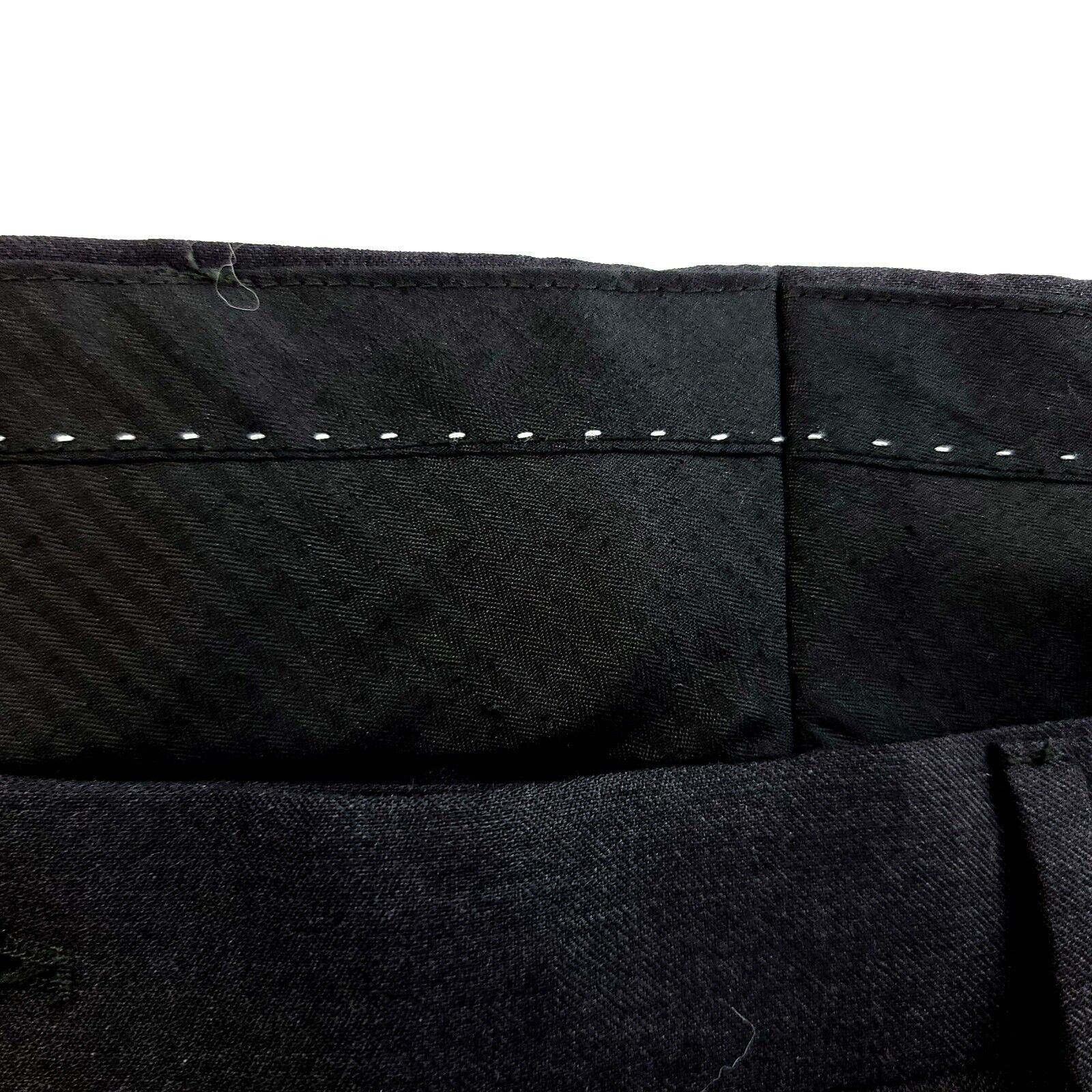 Pronto Uomo Pronto Uomo Wool Gray Flat Front Mid Rise Dress Pants 39/30 Size 38R - 4 Thumbnail