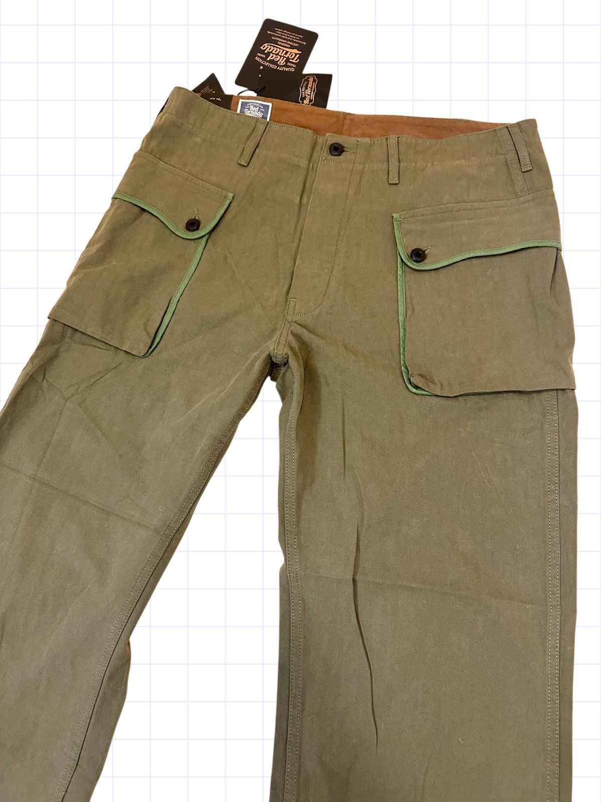 Japanese Brand Red Tornado Japanese Military Pants 36 Size US 36 / EU 52 - 3 Thumbnail