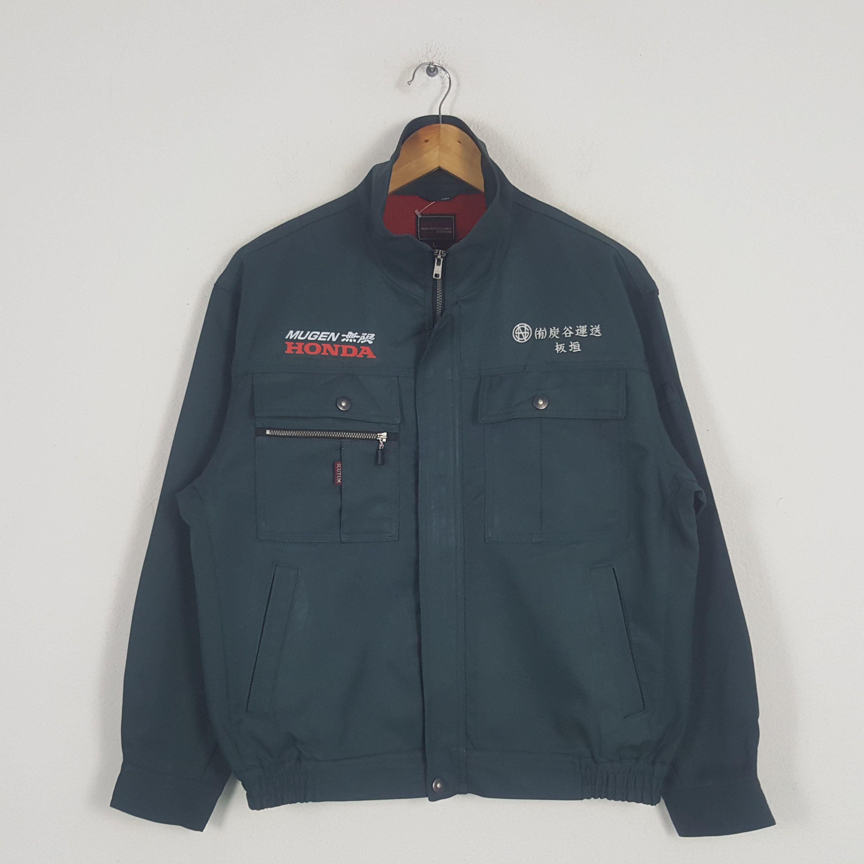 Honda × Japanese Brand × Vintage Vintage Mugen Honda Japanese Racing Team Custom Art Jacket Size US M / EU 48-50 / 2 - 3 Thumbnail