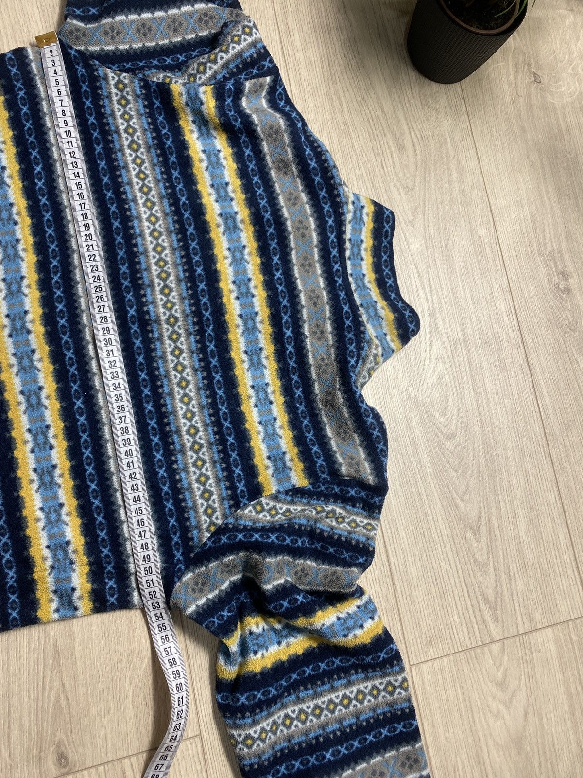 Engineered Garments × Japanese Brand × Uniqlo Vintage Uniqlo Aztec Engineered Garments Fleece Zip Sherpa Size US M / EU 48-50 / 2 - 9 Thumbnail