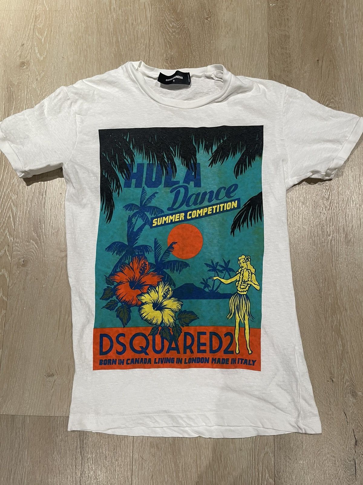 image of Dsquared2 Tee in White, Men's (Size Small)