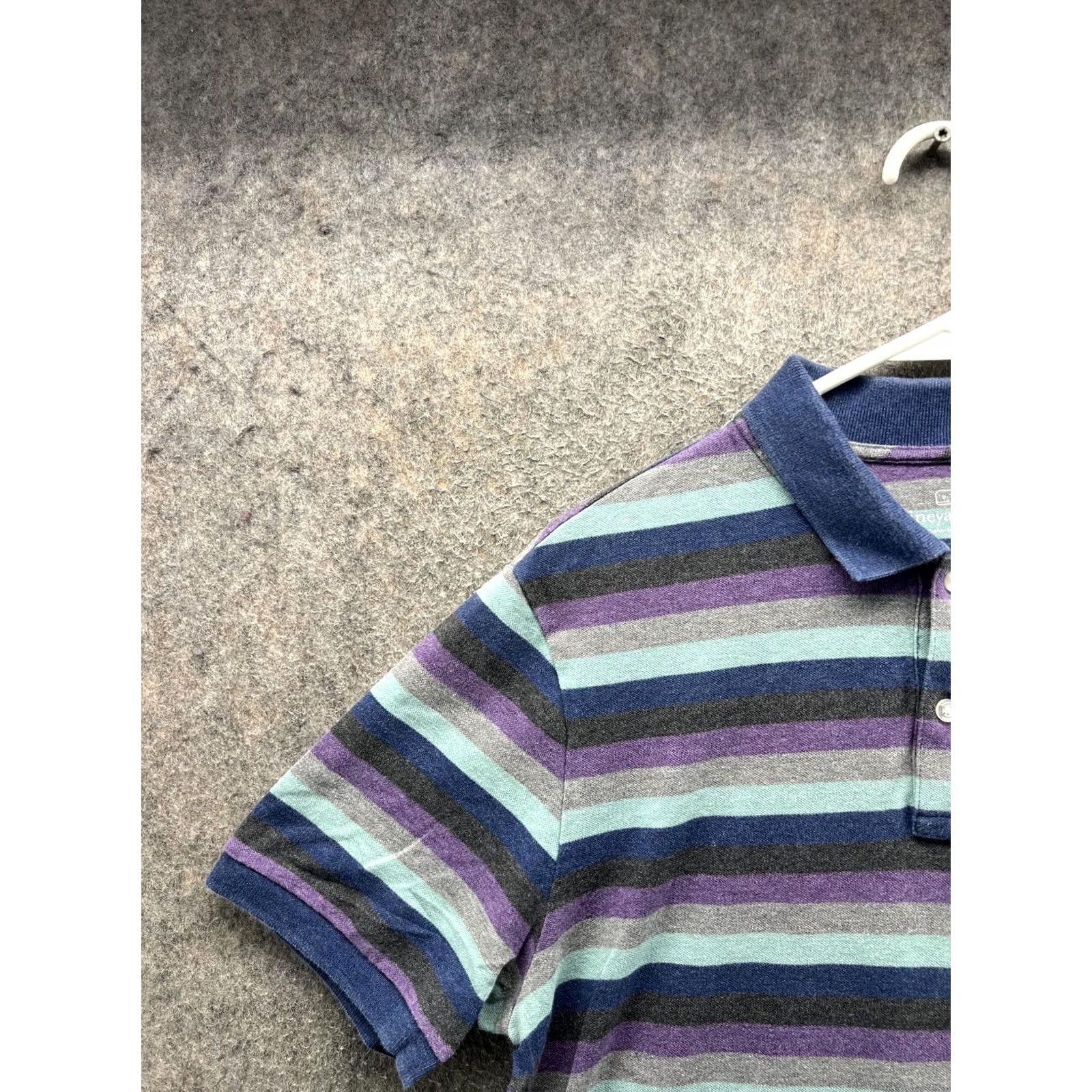 Vineyard Vines Vineyard Vines Polo Shirt Men Small Multicolor Stripe Cotton Streetwear Y2K Size US S / EU 44-46 / 1 - 7 Thumbnail