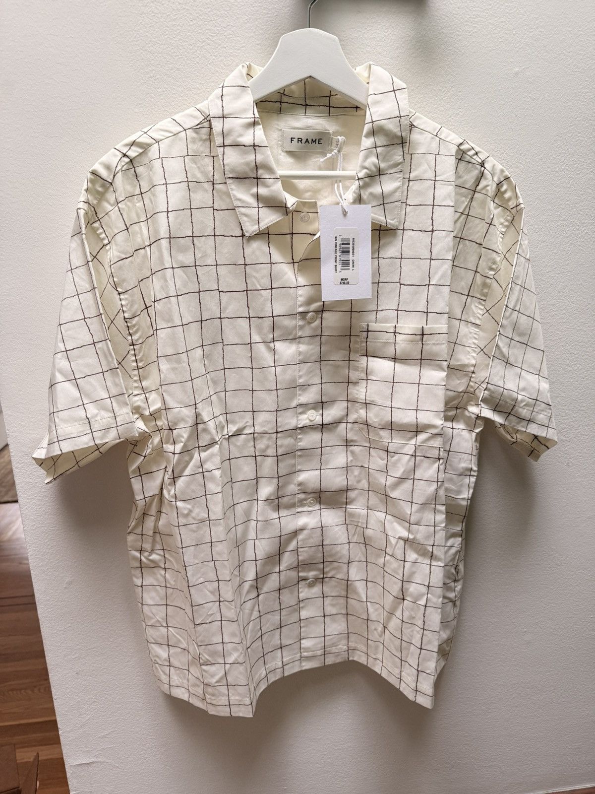 Frame Vintage Print Short Sleeve Shirt Size US L / EU 52-54 / 3 - 1 Thumbnail