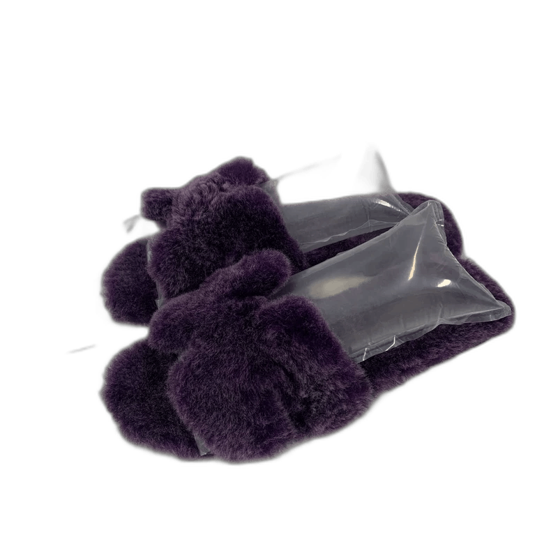 Hermes Hermes Teddy Fur Slippers Size 38 Size US 8 / IT 38 - 1 Thumbnail