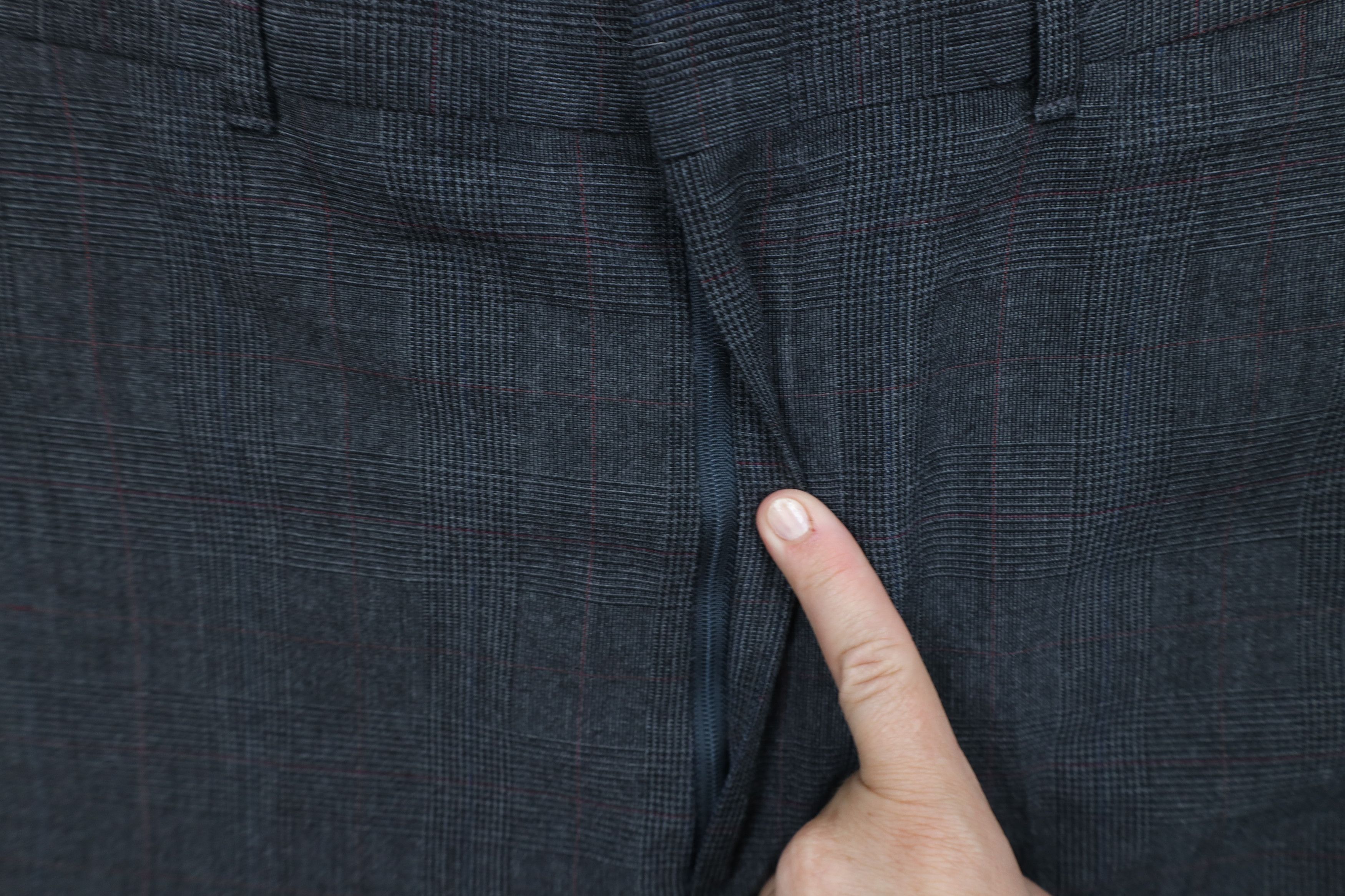 Vintage Vintage 90s Streetwear Blend Wide Leg Chino Pants Plaid USA Size US 36 / EU 52 - 5 Thumbnail