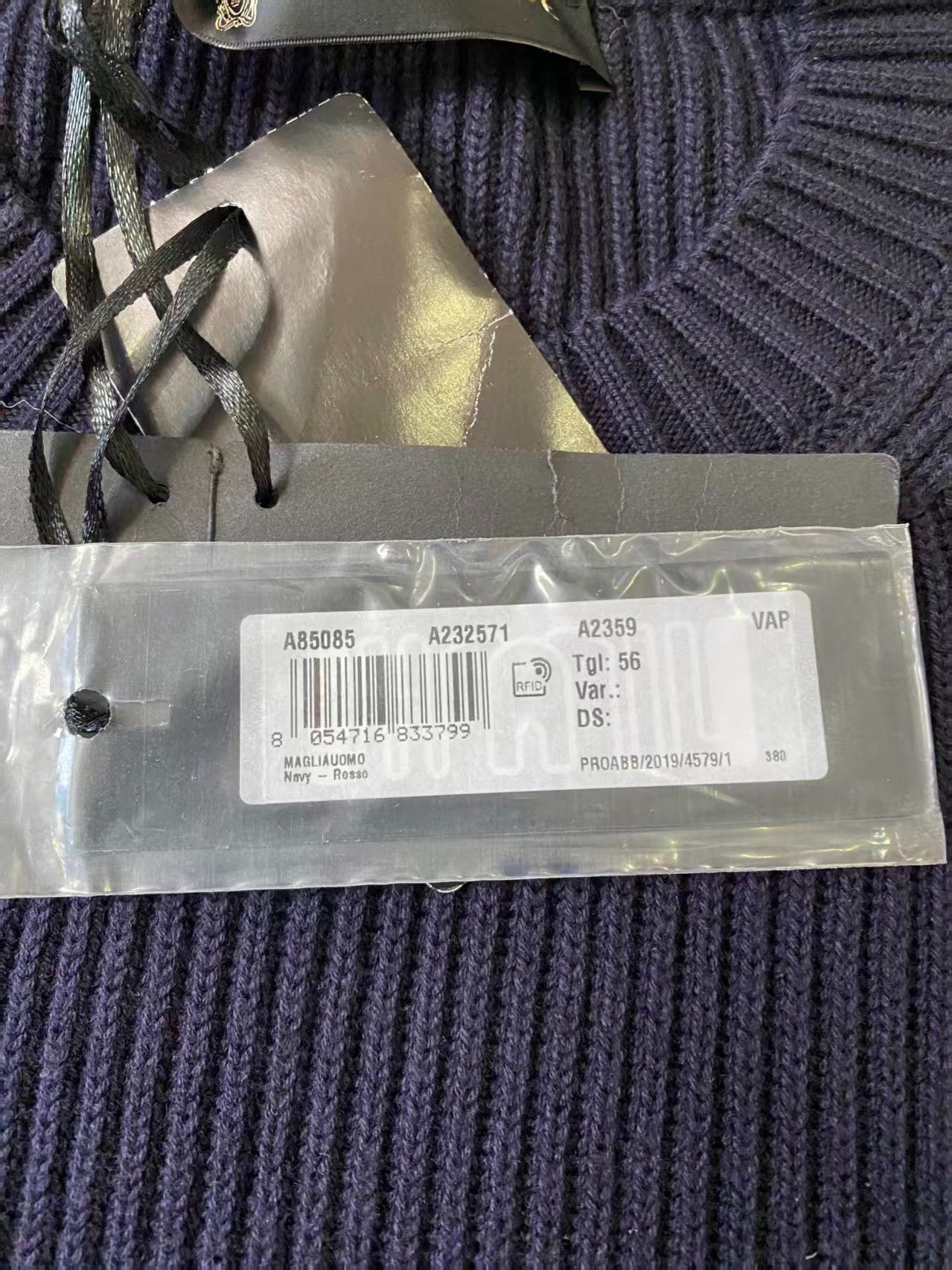 Versace Versace Medusa Knit Sweater Size US XL / EU 56 / 4 - 4 Thumbnail