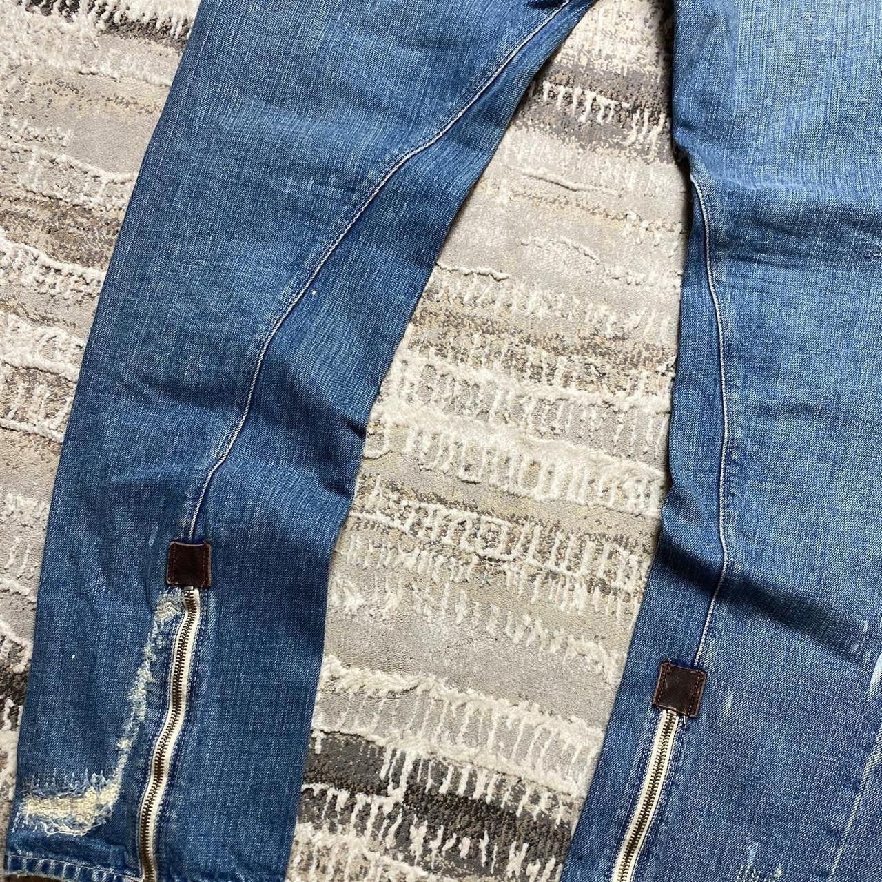 Pepe Jeans 00s Pepe Jeans Distressed Denim Blue 35" Size US 35 - 8 Thumbnail