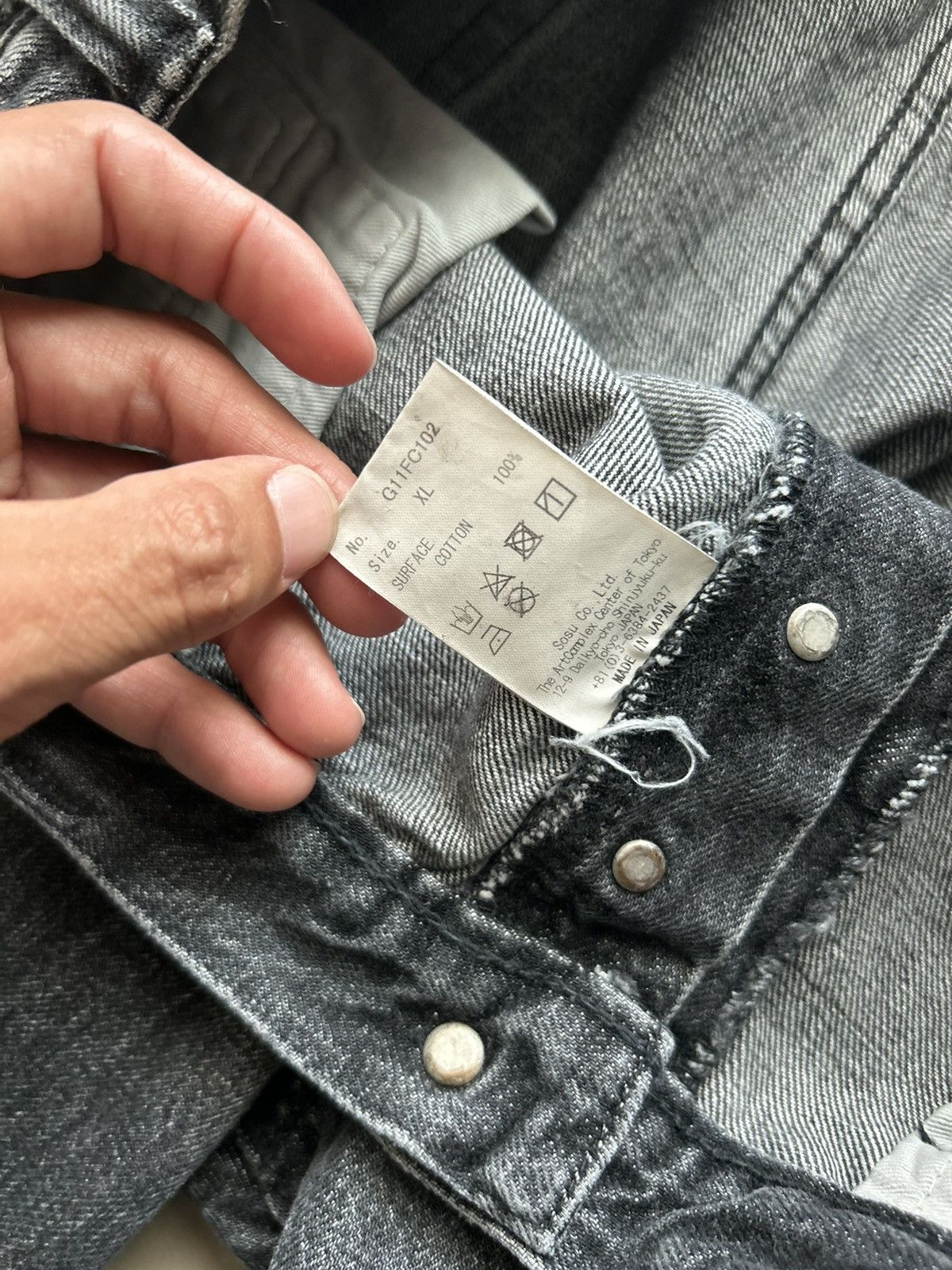 Japanese Brand Japanese denim reconstructed Size US 36 / EU 52 - 3 Thumbnail