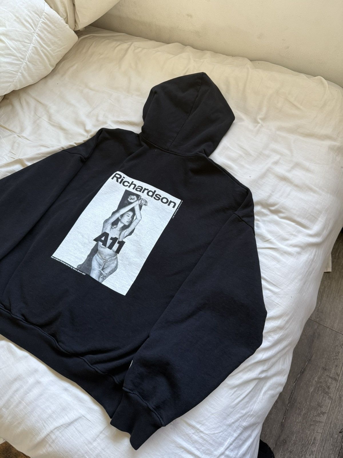 Richardson Richardson A11 Rae Lil Black Hoodie Size US XL / EU 56 / 4 - 4 Thumbnail