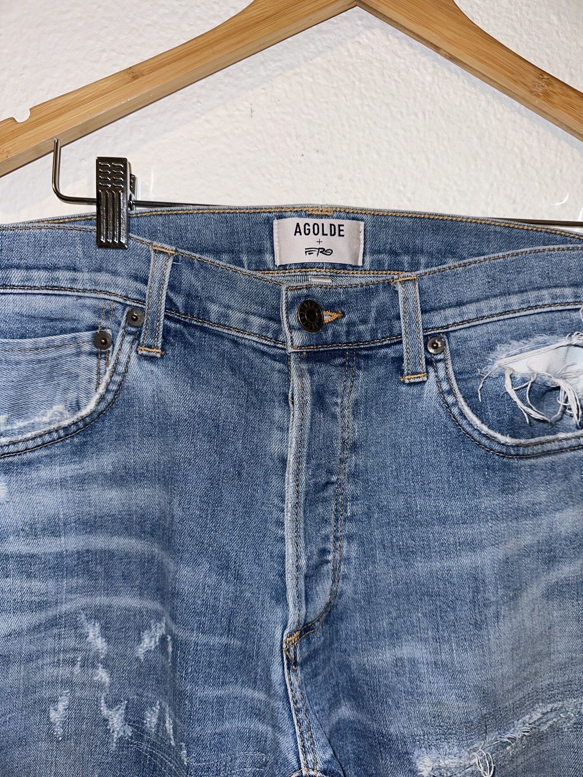 A$AP Rocky × Agolde AGOLDE x Asap Ferg Selvedge Jeans Size US 31 - 2 Thumbnail