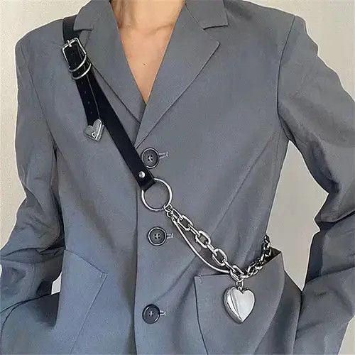 Jewelry Peach Heart Belly Body Chains Size ONE SIZE - 1 Thumbnail