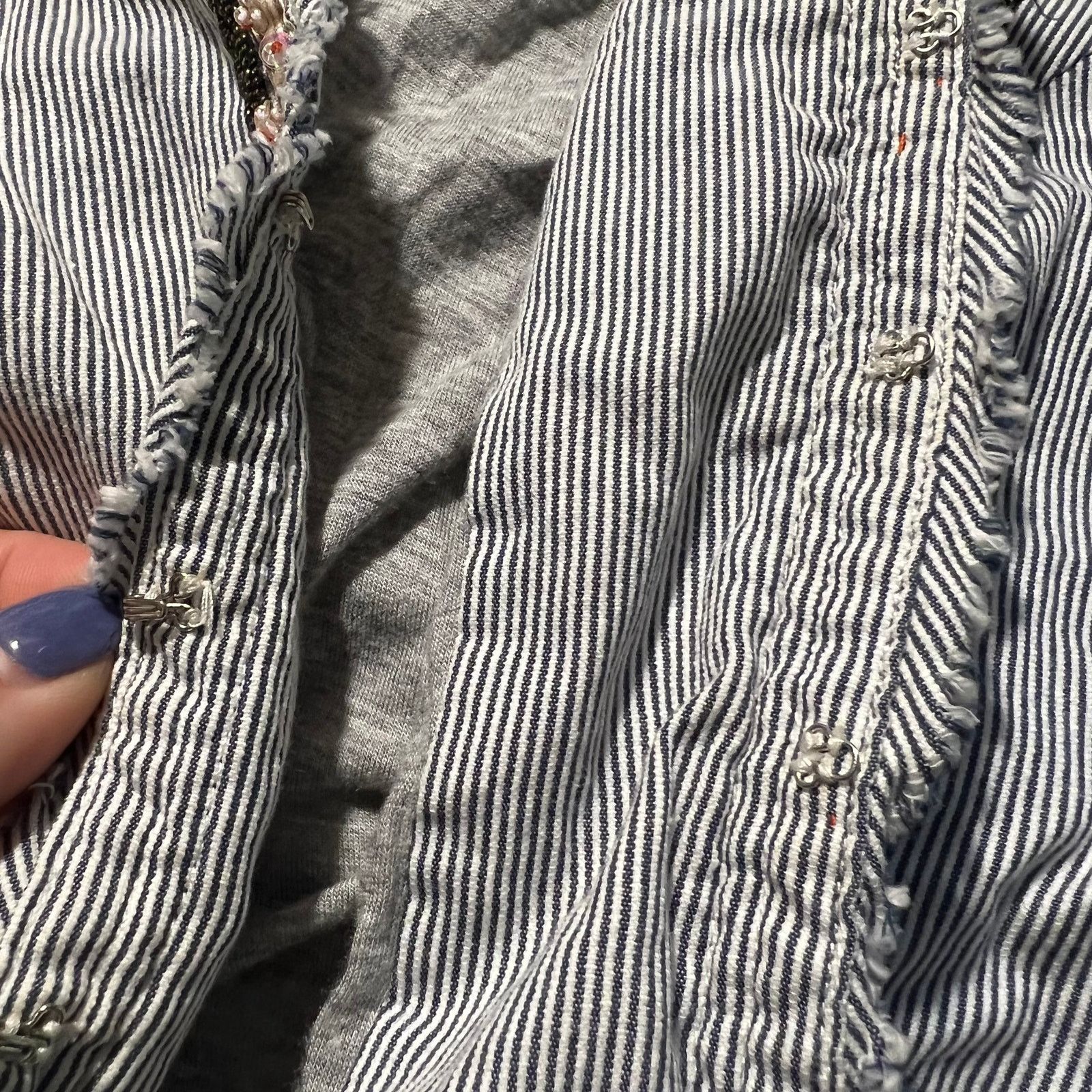 Free People Free People boho stripe beaded oriental inspired jacket Size S / US 4 / IT 40 - 9 Thumbnail