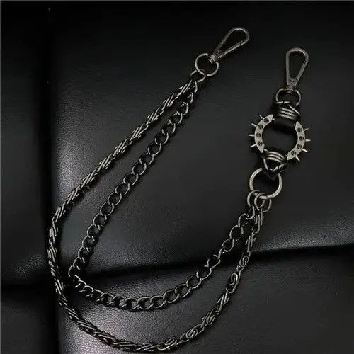 VIBE 2 Layer Waist Punk Wallet Chain Size ONE SIZE - 4 Thumbnail