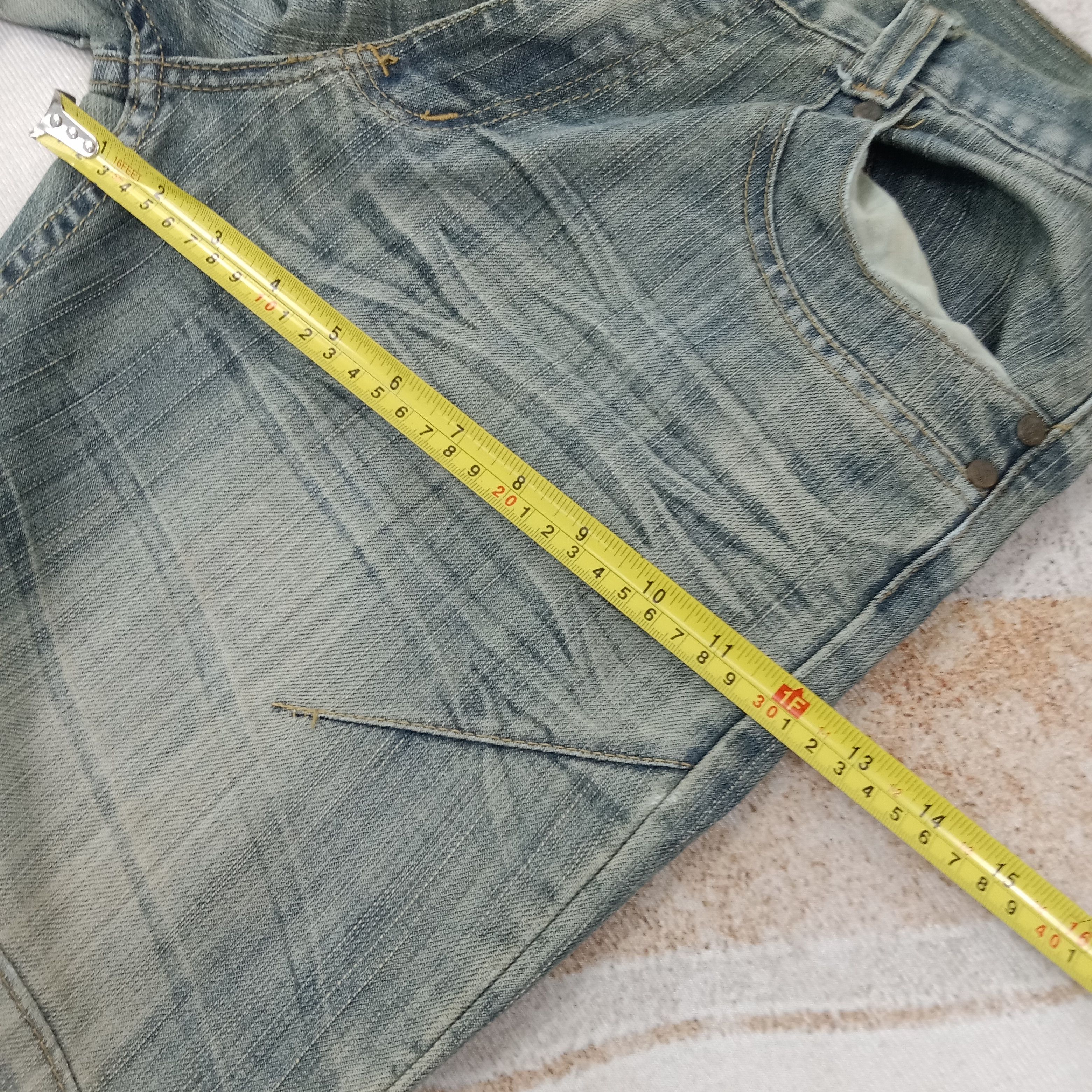 FUSAI F.U.S.AI Focus USA Bikers Double Knee Denim Jeans C258N25 Size US 32 / EU 48 - 12 Thumbnail