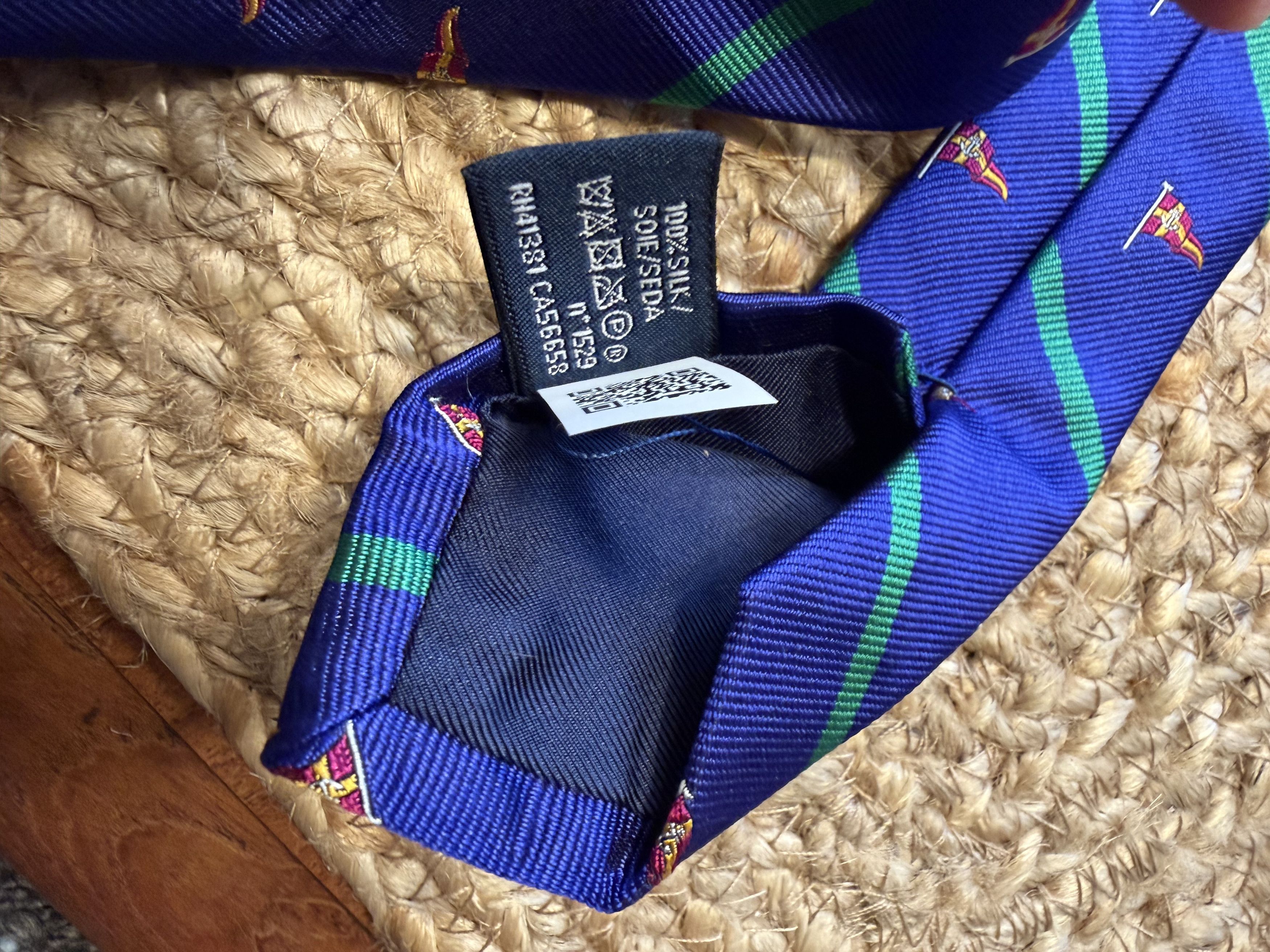 Polo Ralph Lauren New Polo Ralph Lauren Stripe Silk Tie Italy $125 MSRP Size ONE SIZE - 5 Thumbnail