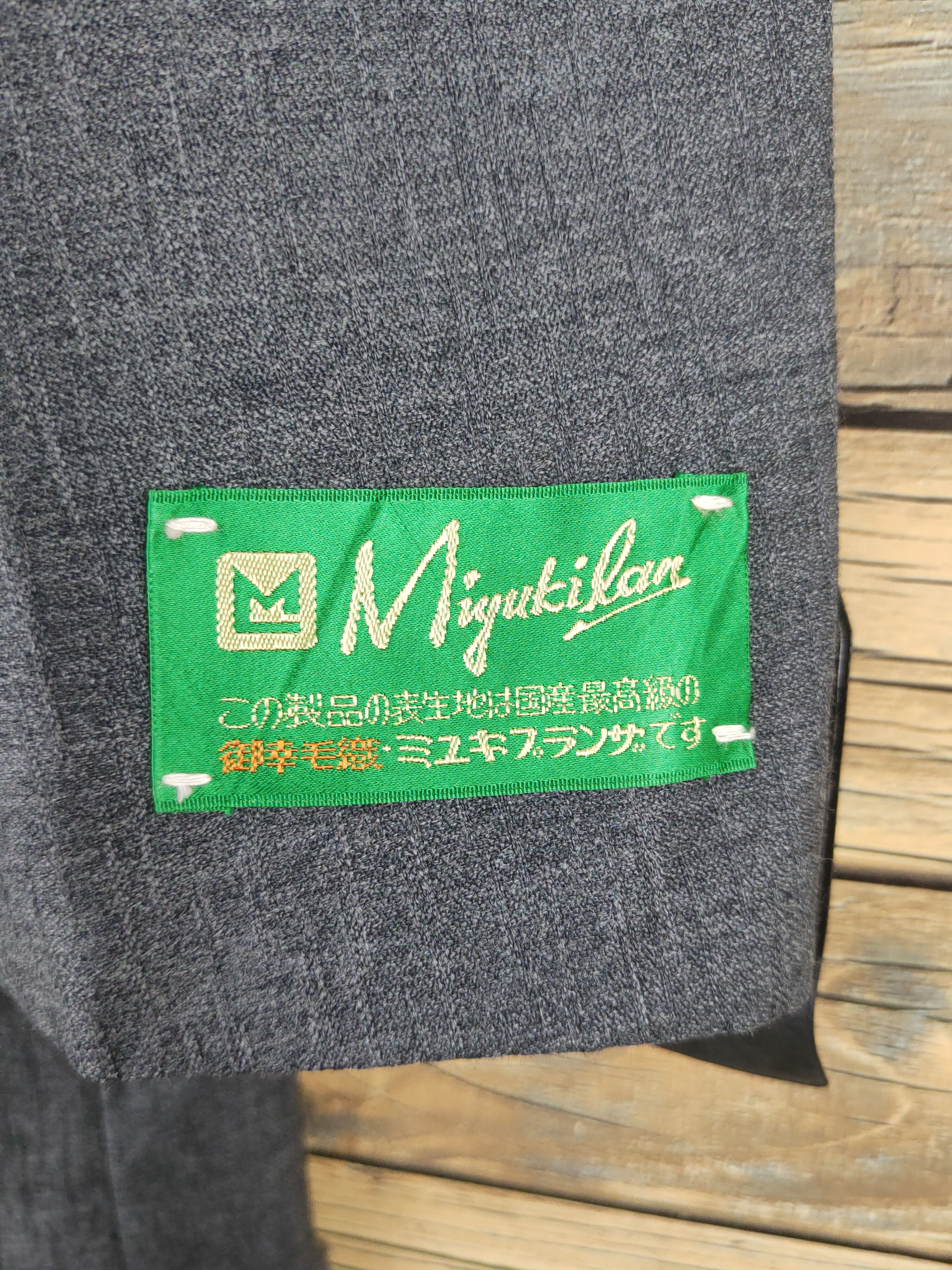 Vintage Luxury Vintage 🔥Miyukilan Dark Gray Blazers Size US M / EU 48-50 / 2 - 6 Thumbnail