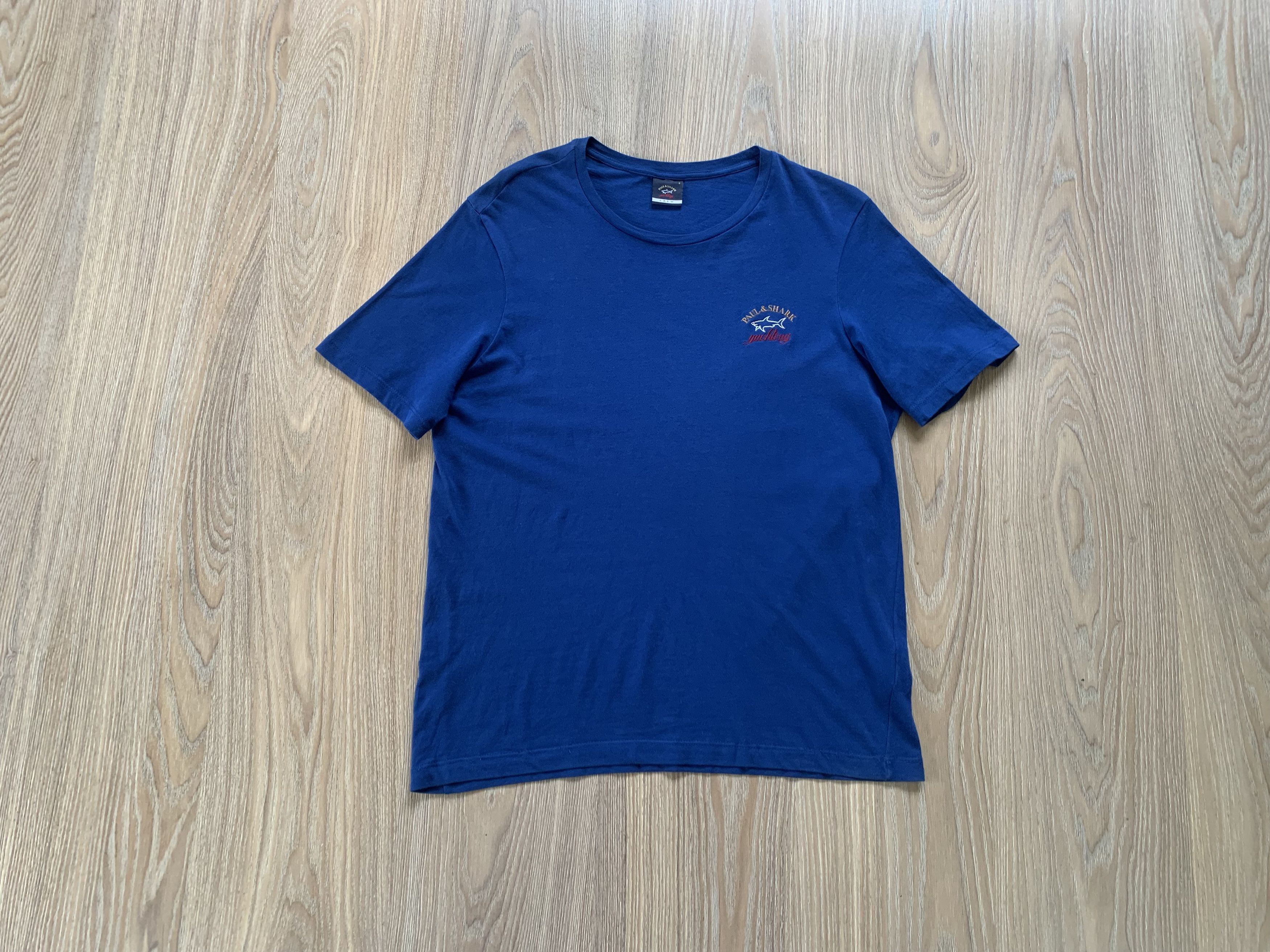 Paul & Shark Vintage Paul & Shark Yachting Crew Blue T Shirt Size US S / EU 44-46 / 1 - 1 Thumbnail