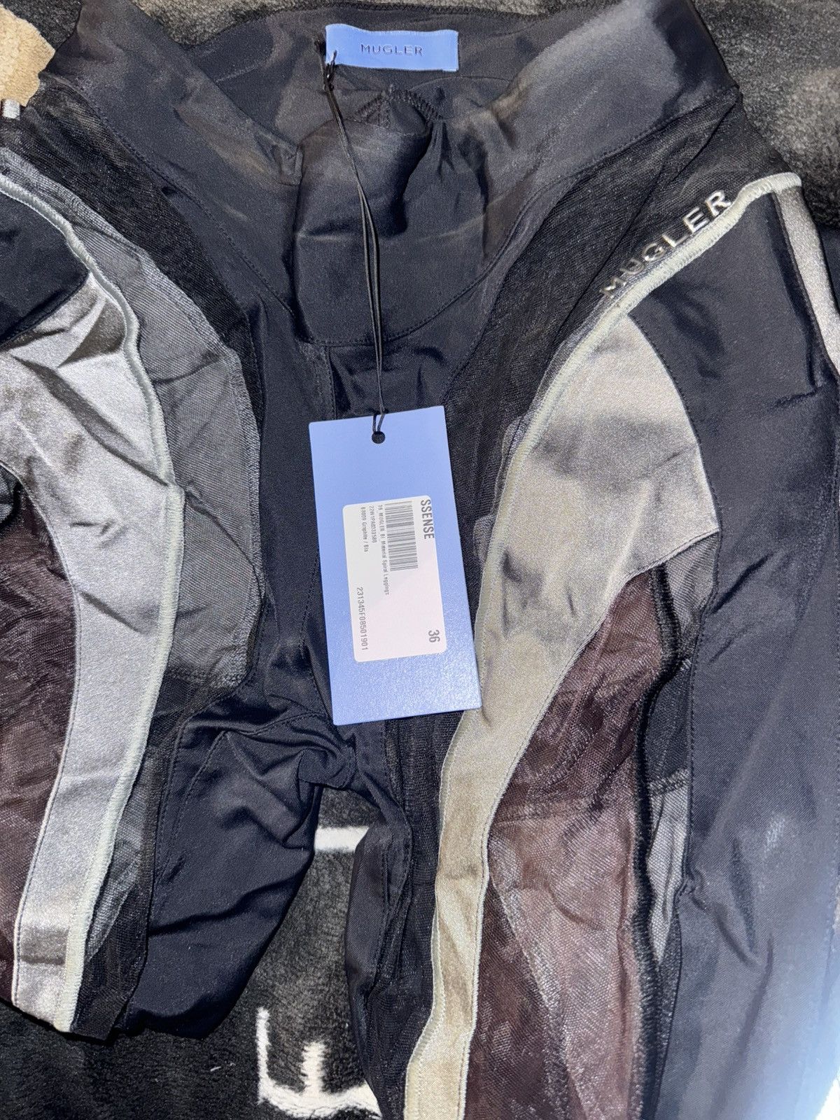 Mugler Mugler spiral leggings XS Size 25" / US 0 / IT 36 - 3 Thumbnail
