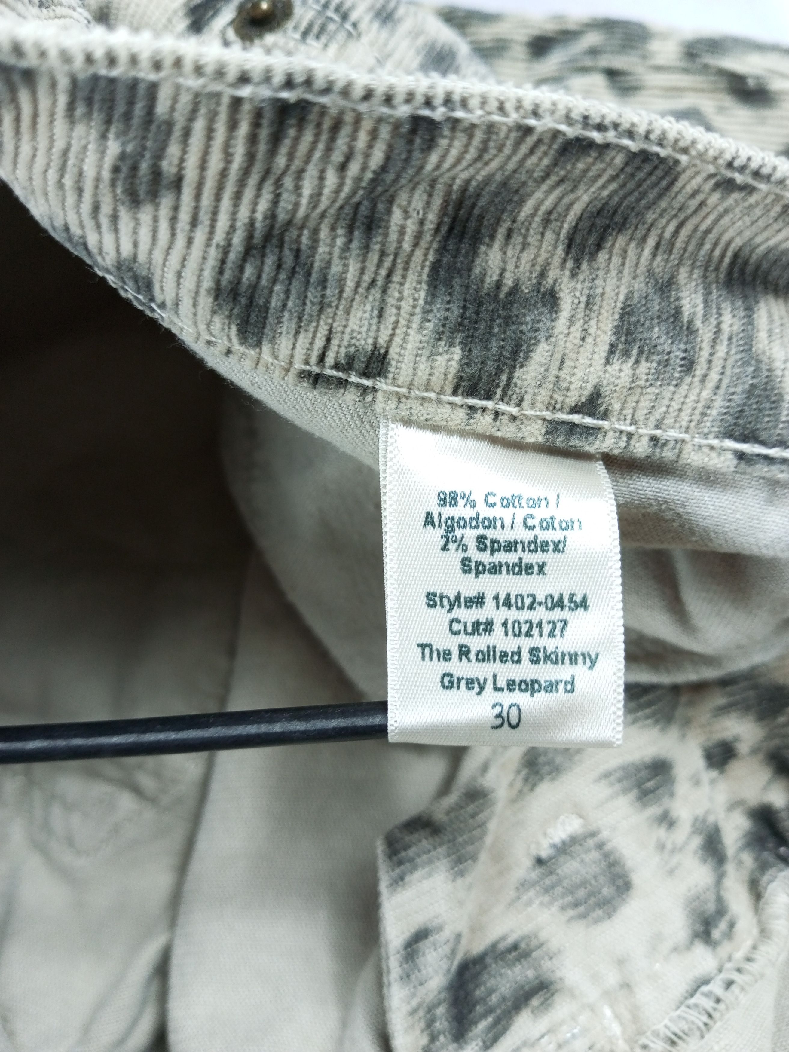 Current/Elliot Current Elliott Corduroy Leopard print punk amiri style Size US 30 / EU 46 - 7 Thumbnail