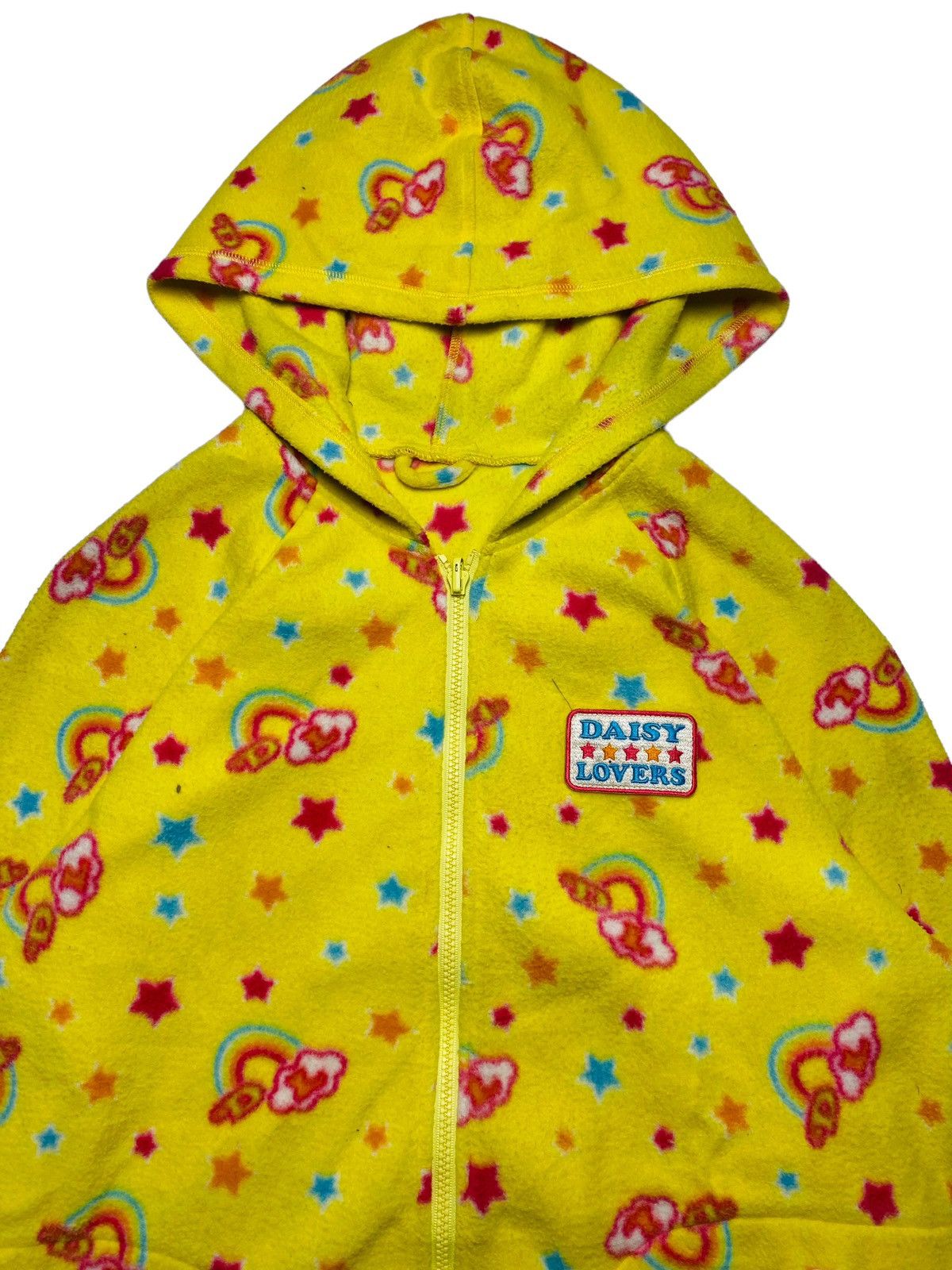 Angel Blue 2000s Daisy Lovers - Star & Rainbow Fleece Zip Hoodie Size US M / EU 48-50 / 2 - 5 Thumbnail