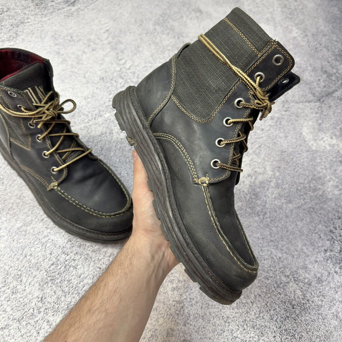Replay × Vintage Replay Moc Toe Mens Boots Size US 8 / EU 41 - 8 Thumbnail