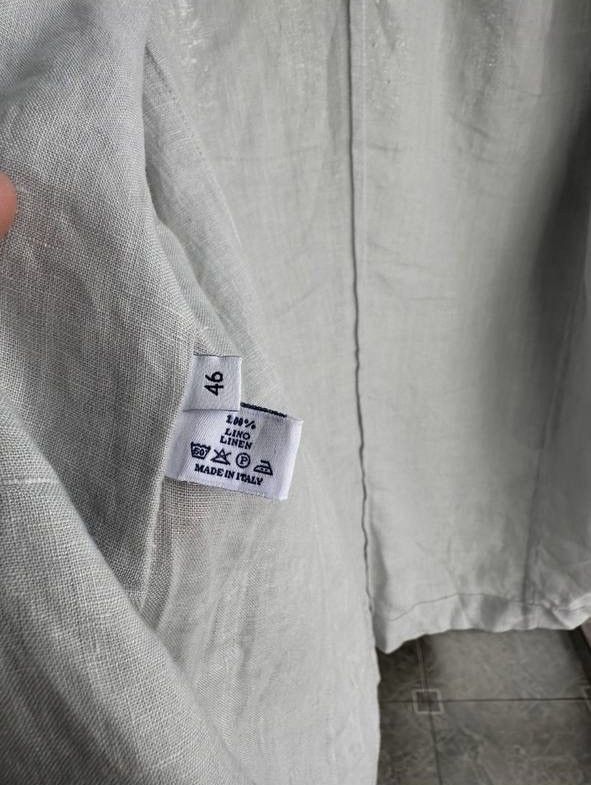 Fedeli Fedeli Linen Blazer Jacket Light Grey Men’s Sz S-M Size US S / EU 44-46 / 1 - 6 Thumbnail