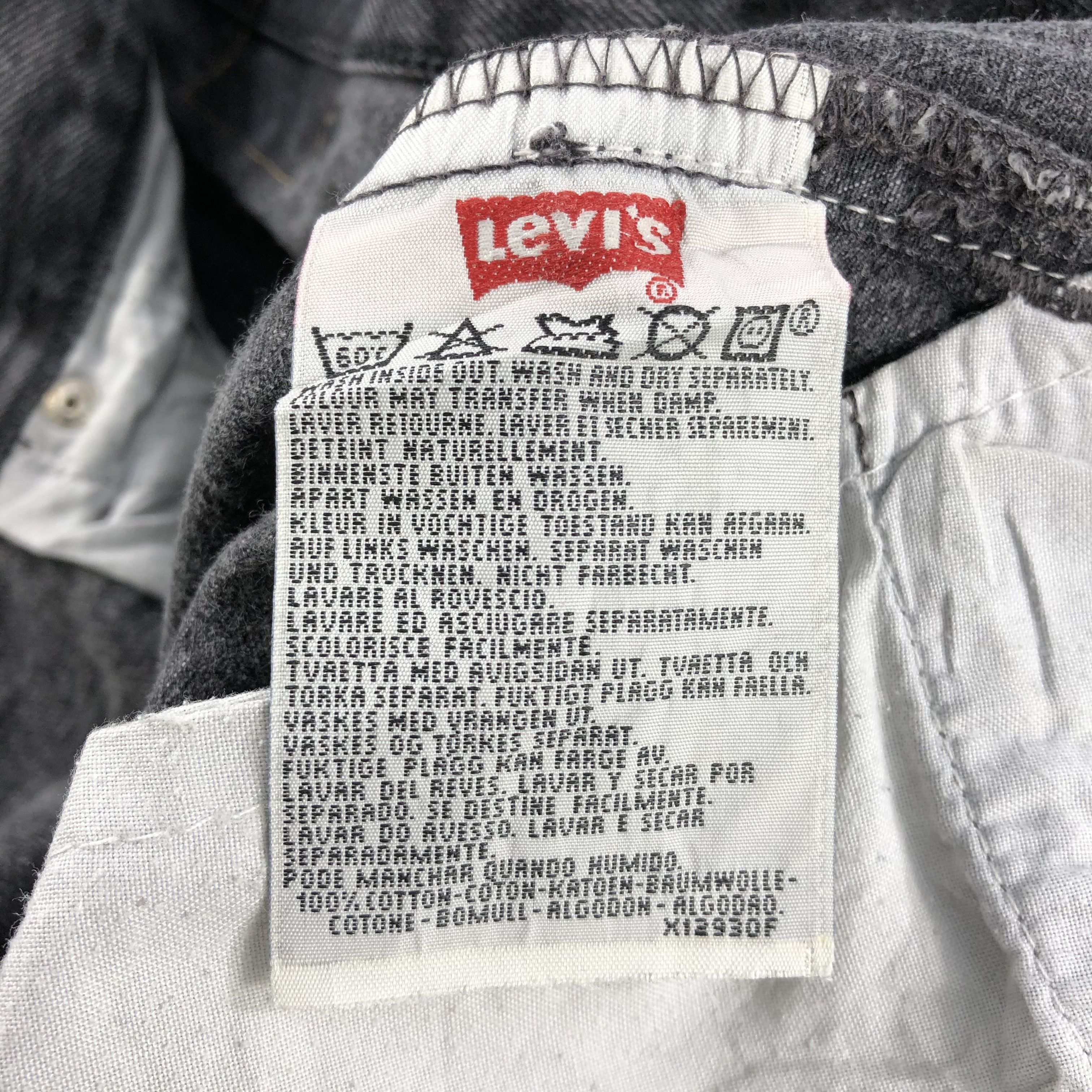 Levi's Vintage 90s Distress Levis 501 Jeans-J1418 Size US 32 / EU 48 - 12 Thumbnail