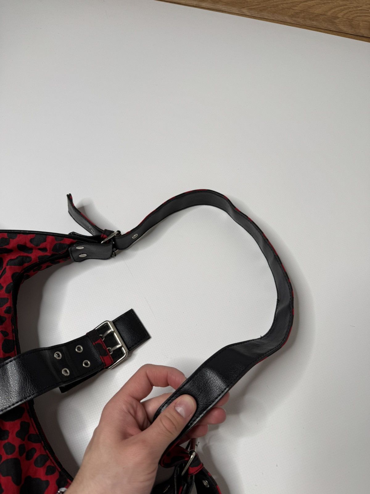 Vintage Vintage avant garde red black dot bag swag y2k if6was9 lgb Size ONE SIZE - 6 Thumbnail