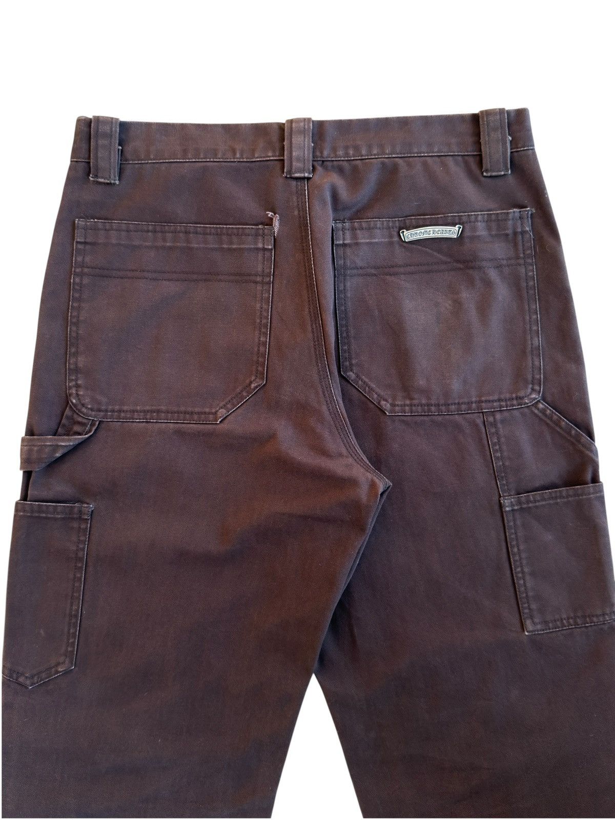 Chrome Hearts Chrome Hearts 1/1 Goat Leather Patched Brown Carpenter Pants Size US 32 / EU 48 - 6 Thumbnail