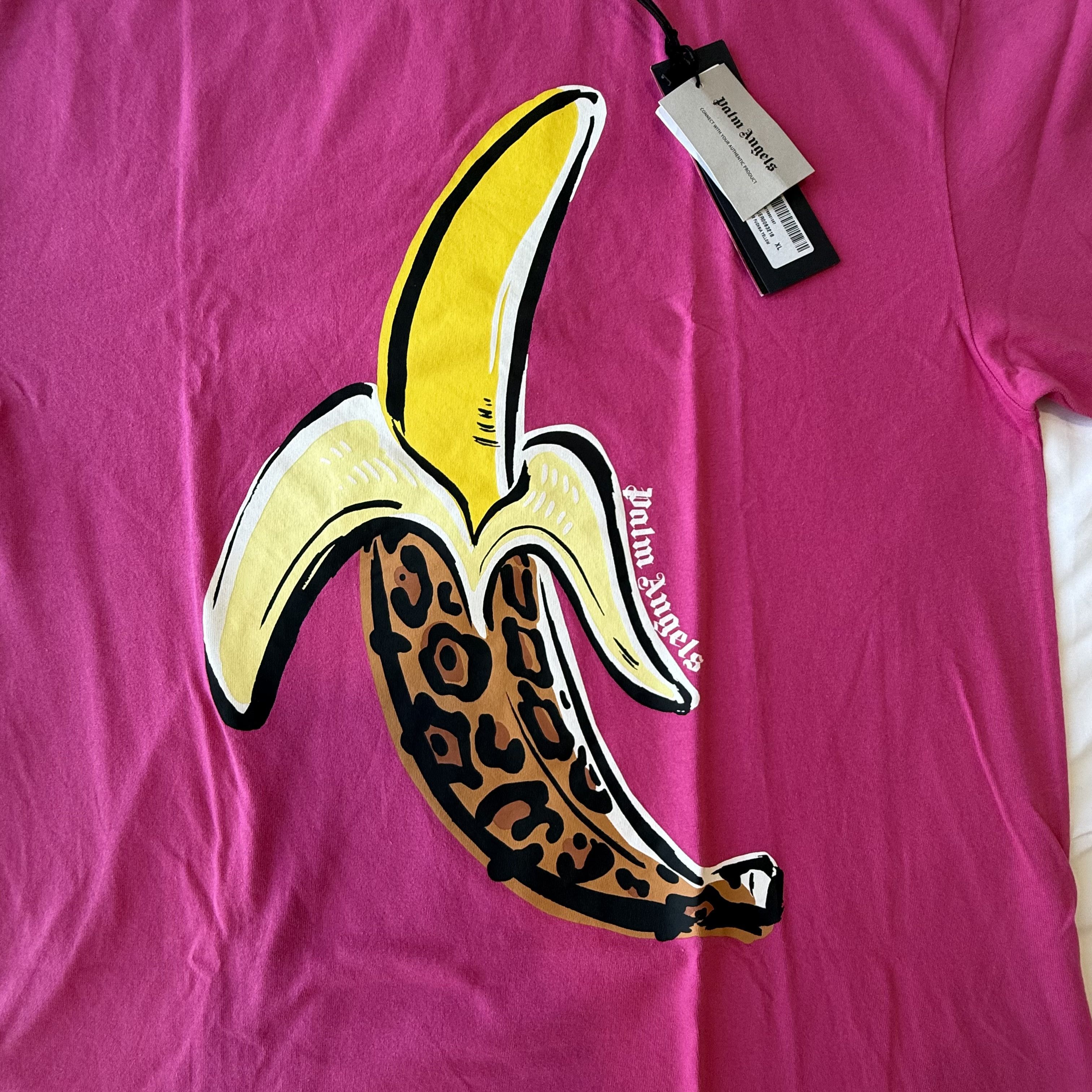 Palm Angels Palm Angels Banana Classic T-shirt Size US XL / EU 56 / 4 - 2 Thumbnail