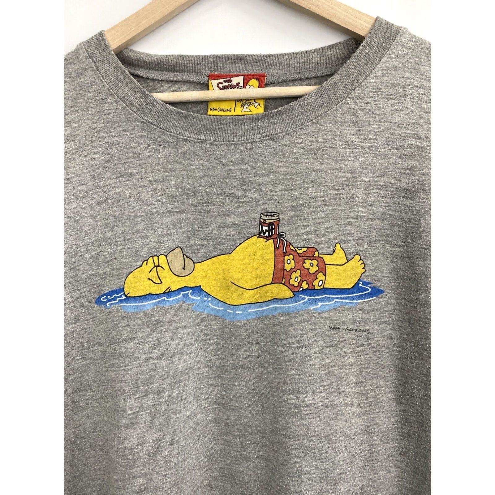 Vintage VINTAGE 90s The Simpsons t-shirt Matt Groening retro size XXL Gray Mens Size US XXL / EU 58 / 5 - 4 Thumbnail