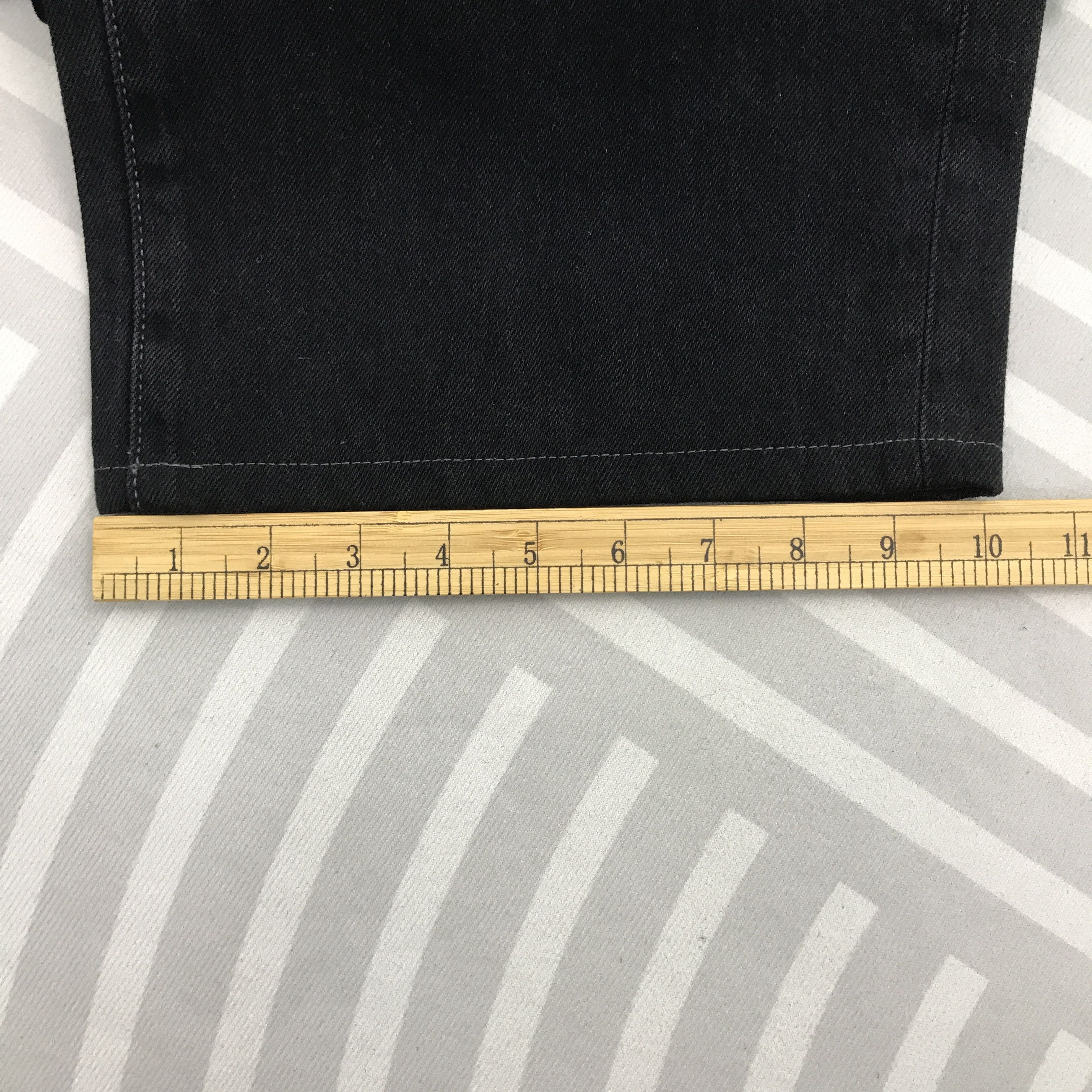 JW Anderson × Japanese Brand × Vintage Vtg JW Anderson x Uniqlo Baggy Black Denim pants Size US 33 - 11 Thumbnail