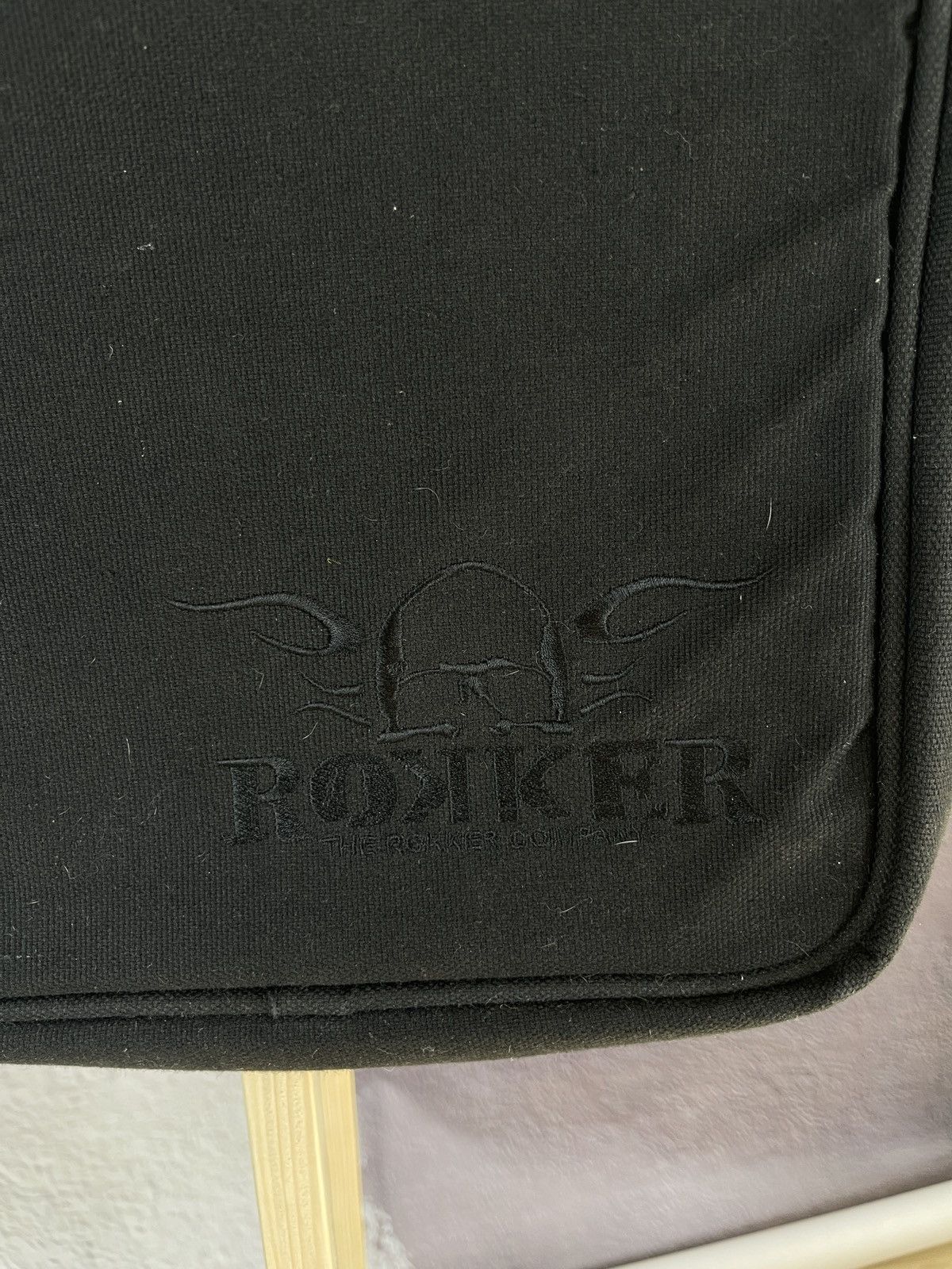 THE ROKKER COMPANY The Rokker Company black cotton shoulder bag Size ONE SIZE - 4 Thumbnail