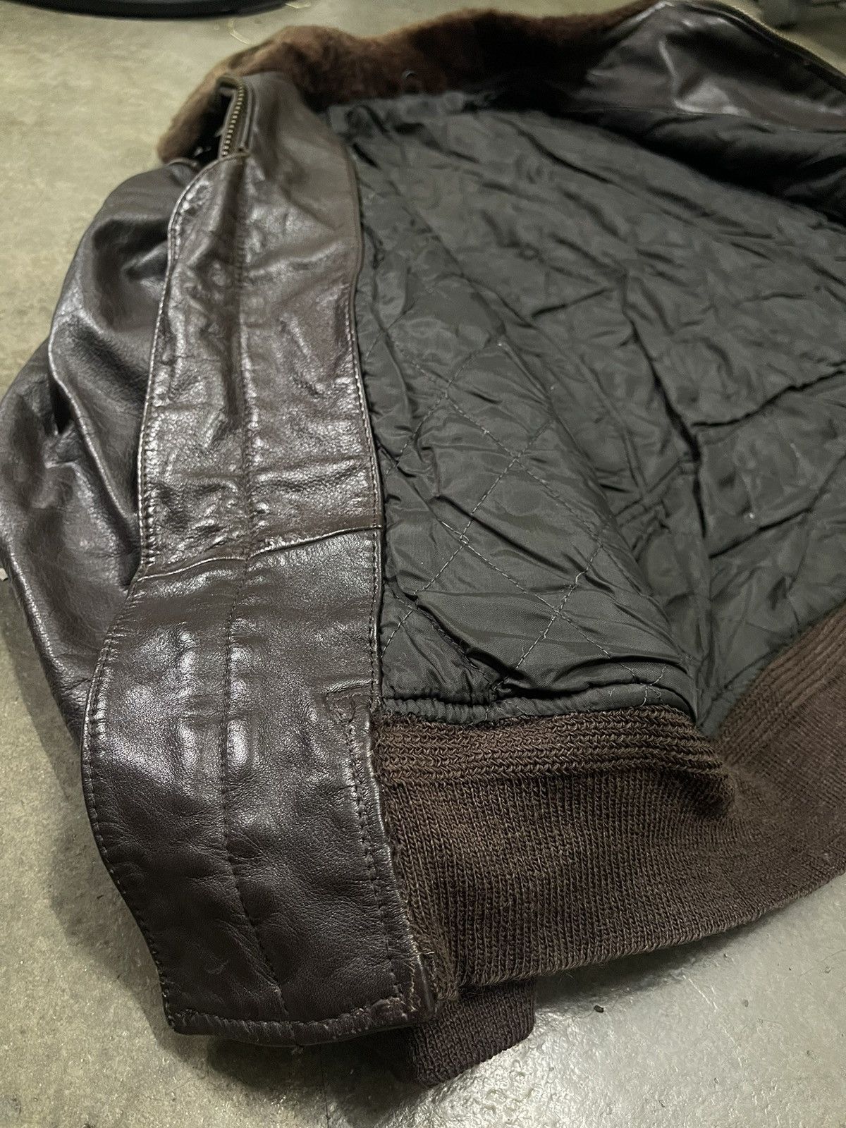Vintage 💥 Vintage A-2 Leather Flight Jacket💥 Size US M / EU 48-50 / 2 - 15 Thumbnail