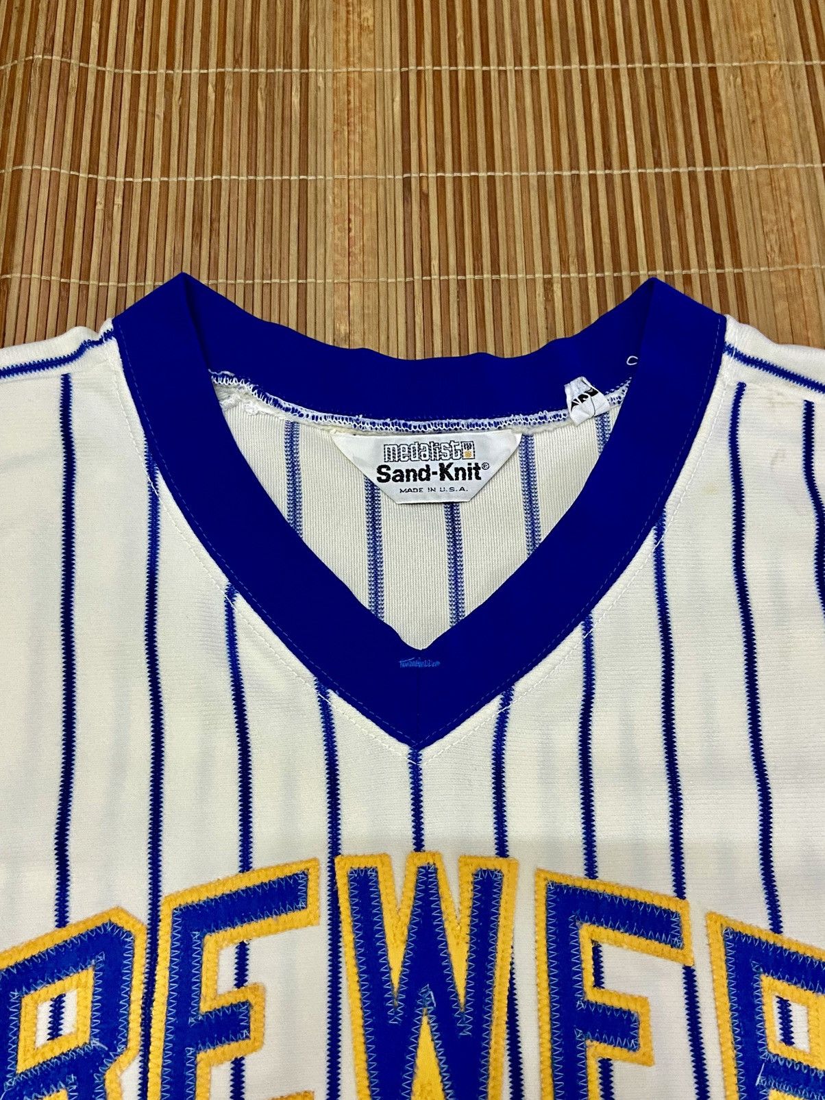 Other VINTAGE Milwaukee Brewers Baseball Jersey Size US L / EU 52-54 / 3 - 8 Thumbnail
