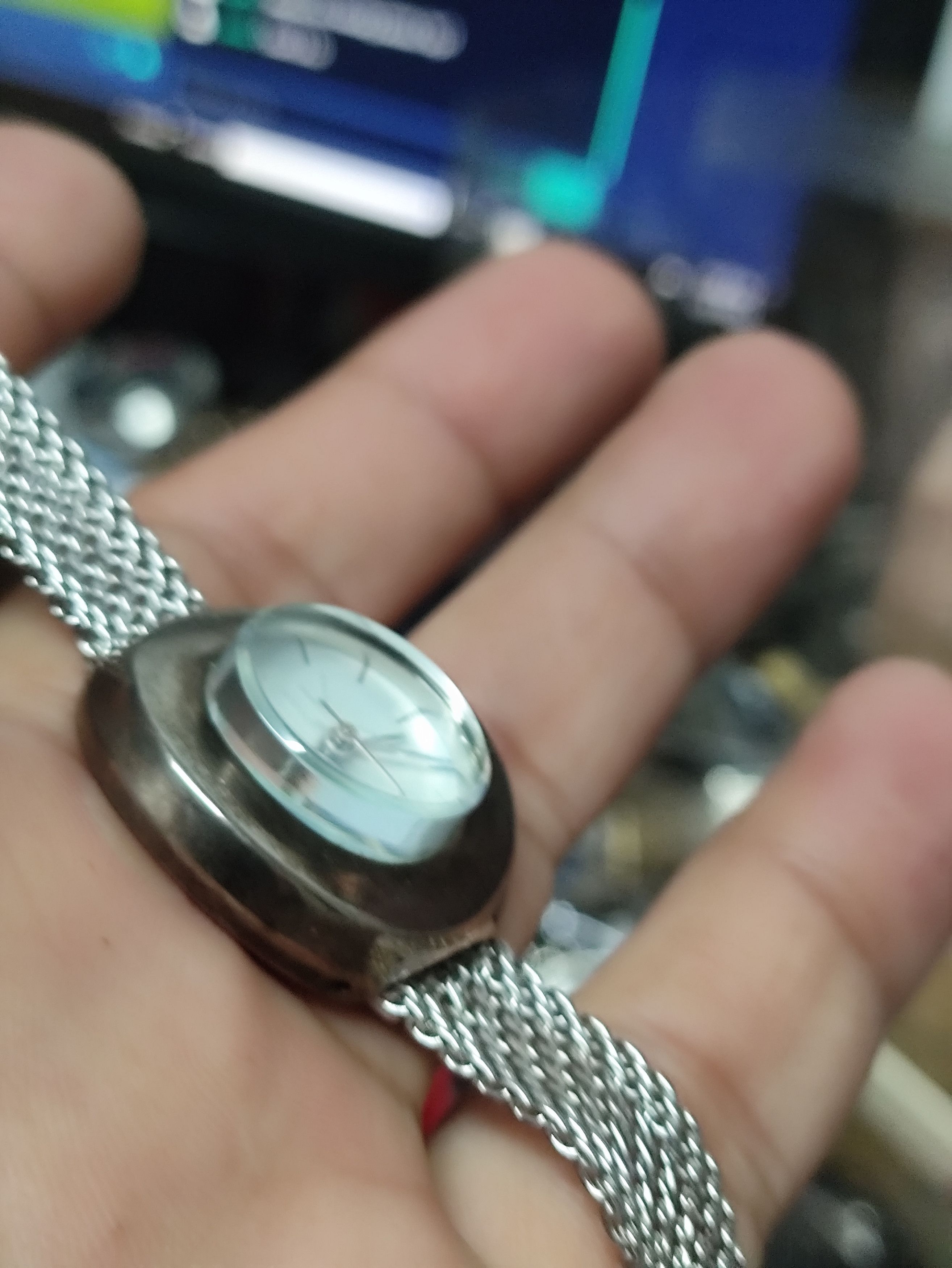 Michel Klein × Vintage MK MICHEL KLEIN LADIES VINTAGE WATCH FULL STEEL Size ONE SIZE - 11 Thumbnail