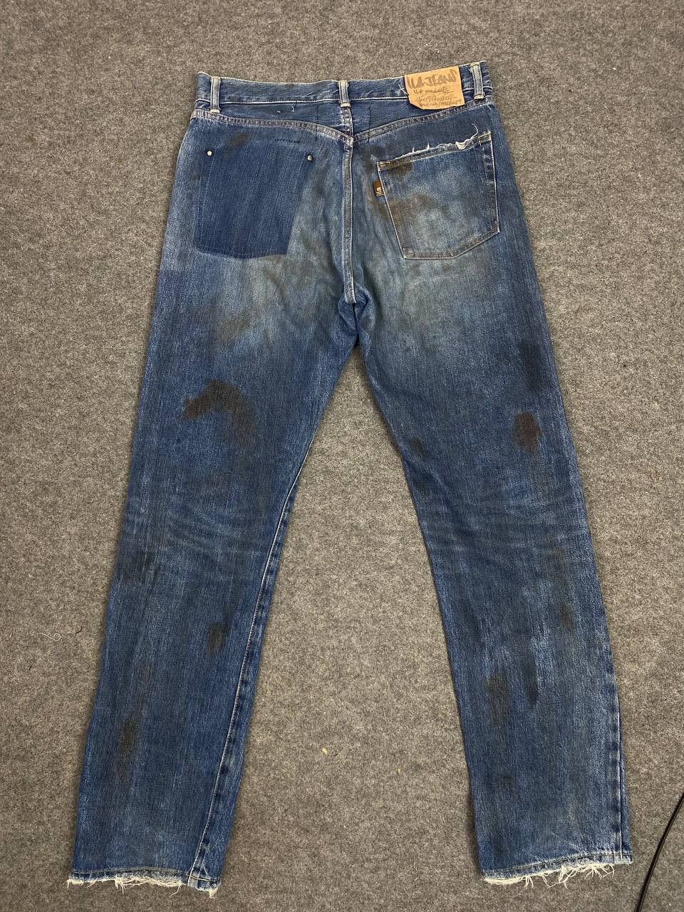 Japanese Brand vintage japanese brands selvedge distressed rework denim Size US 34 / EU 50 - 1 Thumbnail