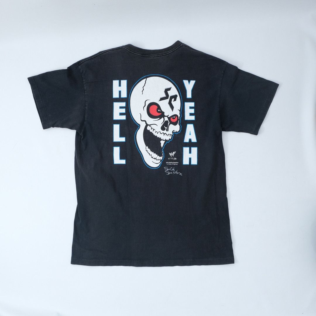 Other 1990s Stone Cold WWF "Wanna Raise Some Hell ? Fadded tee Size US XL / EU 56 / 4 - 4 Thumbnail