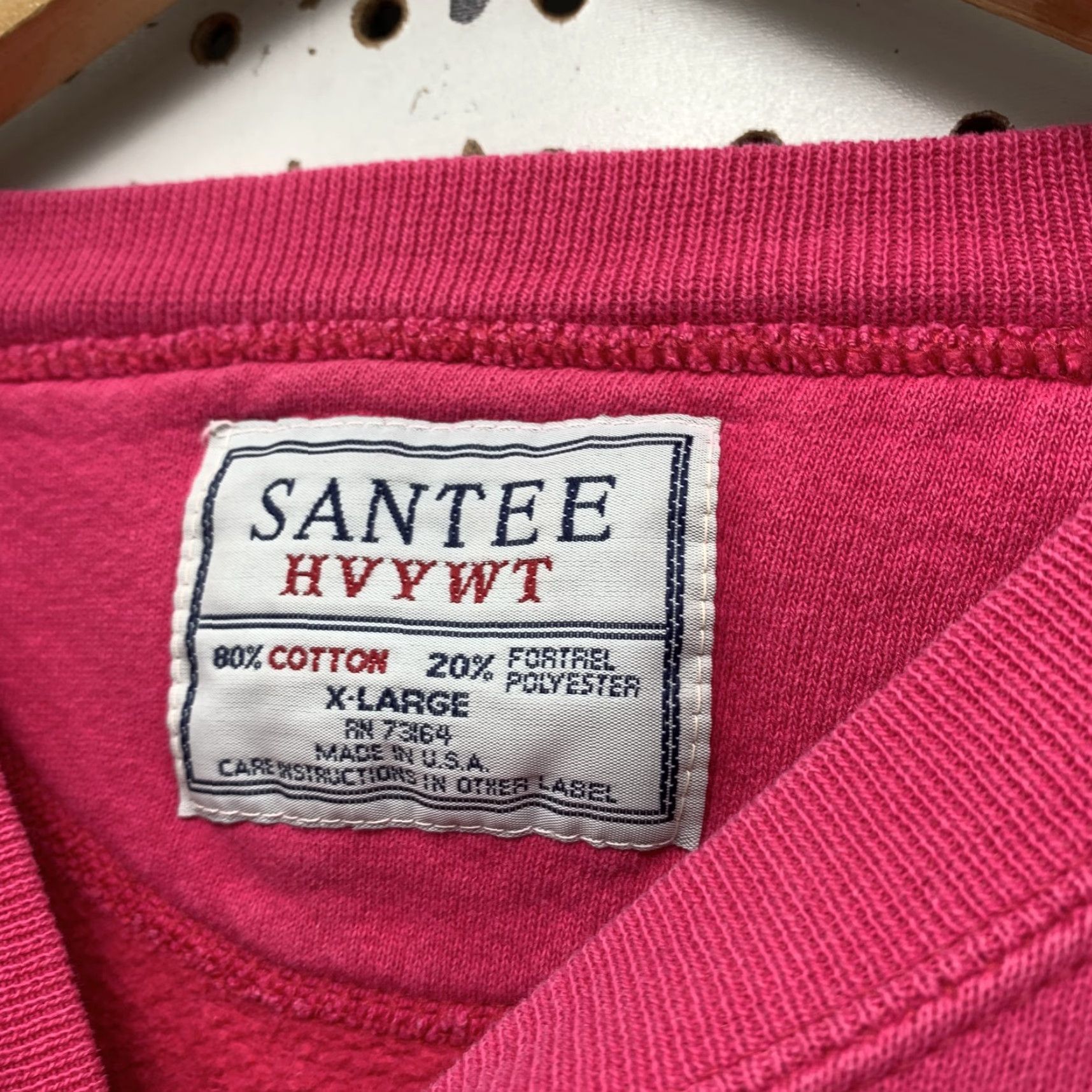 Pinko VINTAGE Santee Sweatshirt Shirt Mens XL Pink Tweety Cartoon 90s Pullover USA Cartoon 90s Mens XL Pink Tweety Bird Santee Sweatshirt Size US XL / EU 56 / 4 - 3 Thumbnail